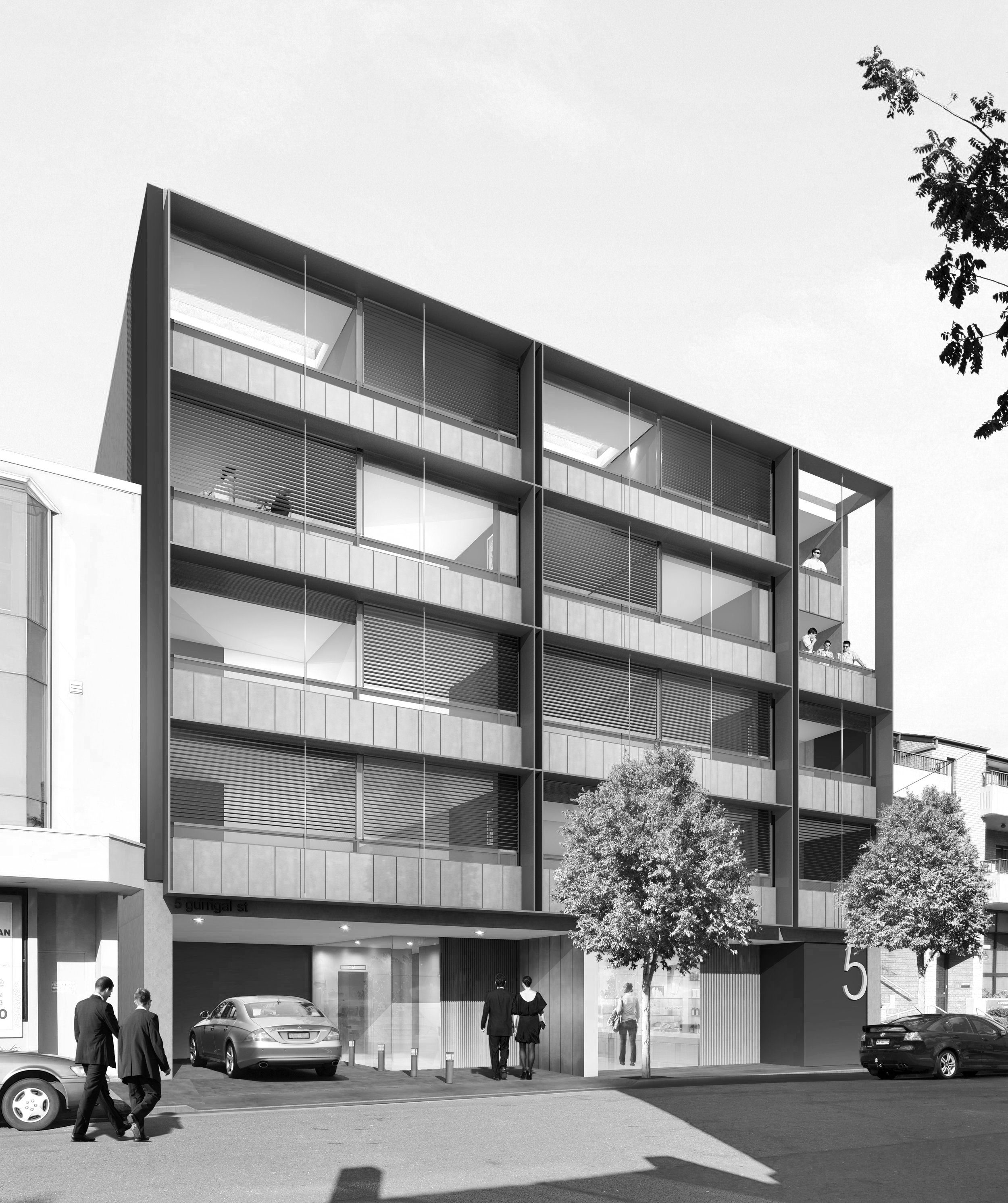 Gurrigal Street Mosman Apartments - Development Application 2012 I AJC Architects 