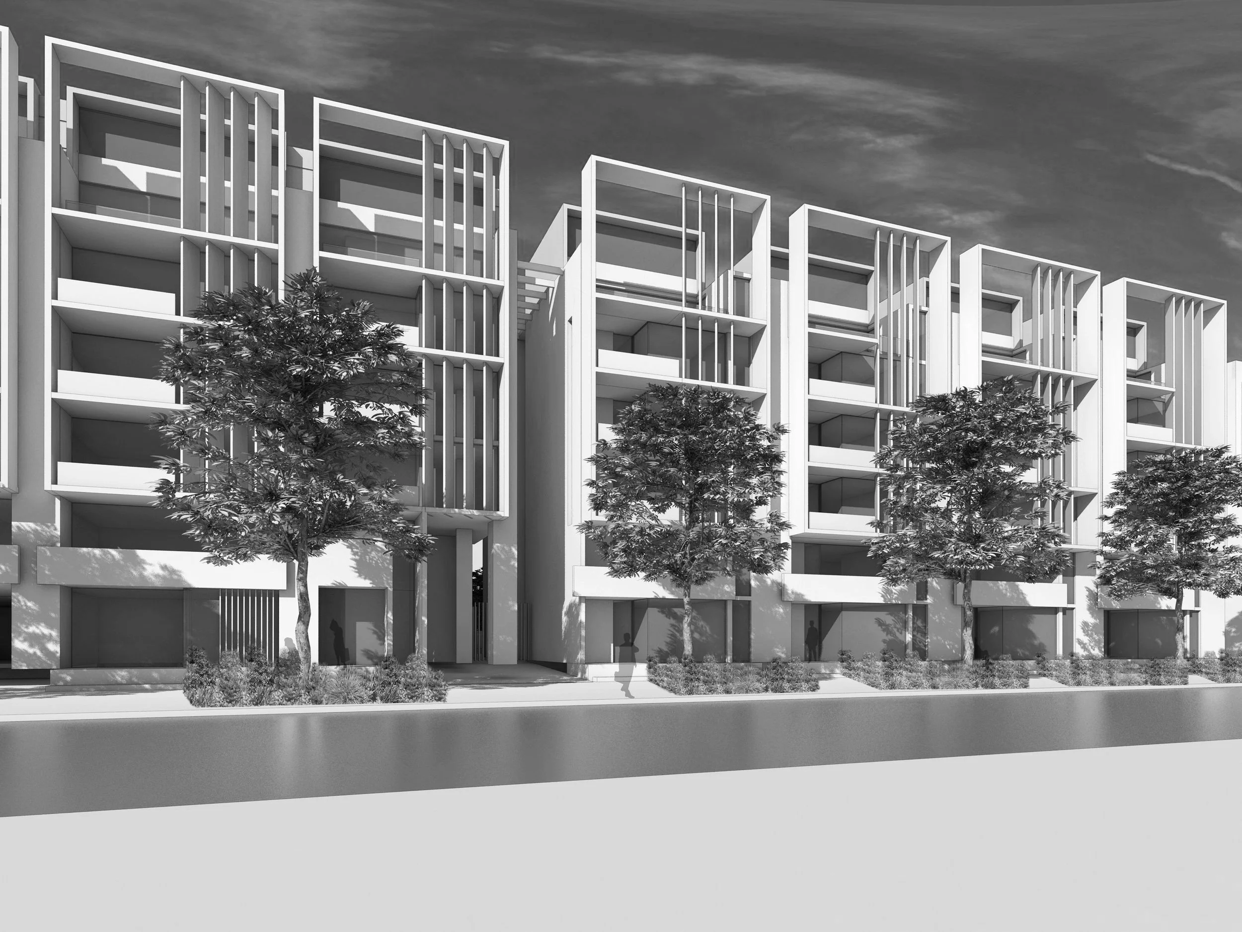 McEvoy Street Waterloo Apartments - City of Sydney DEX competition 2012 I AJC Architects