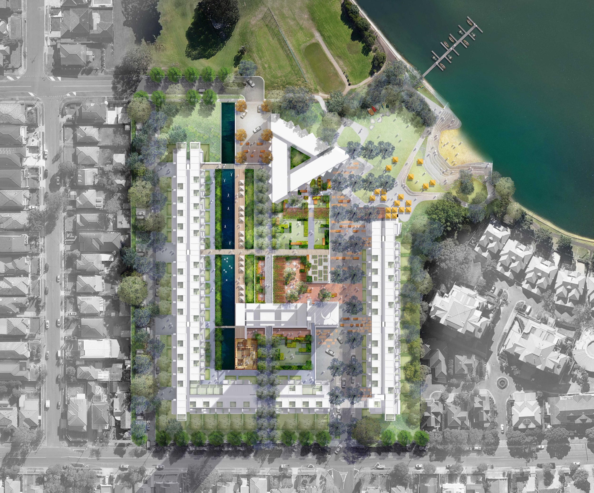 Bushells Factory Redevelopment 2018 - AJC Architects  - Competition Phase