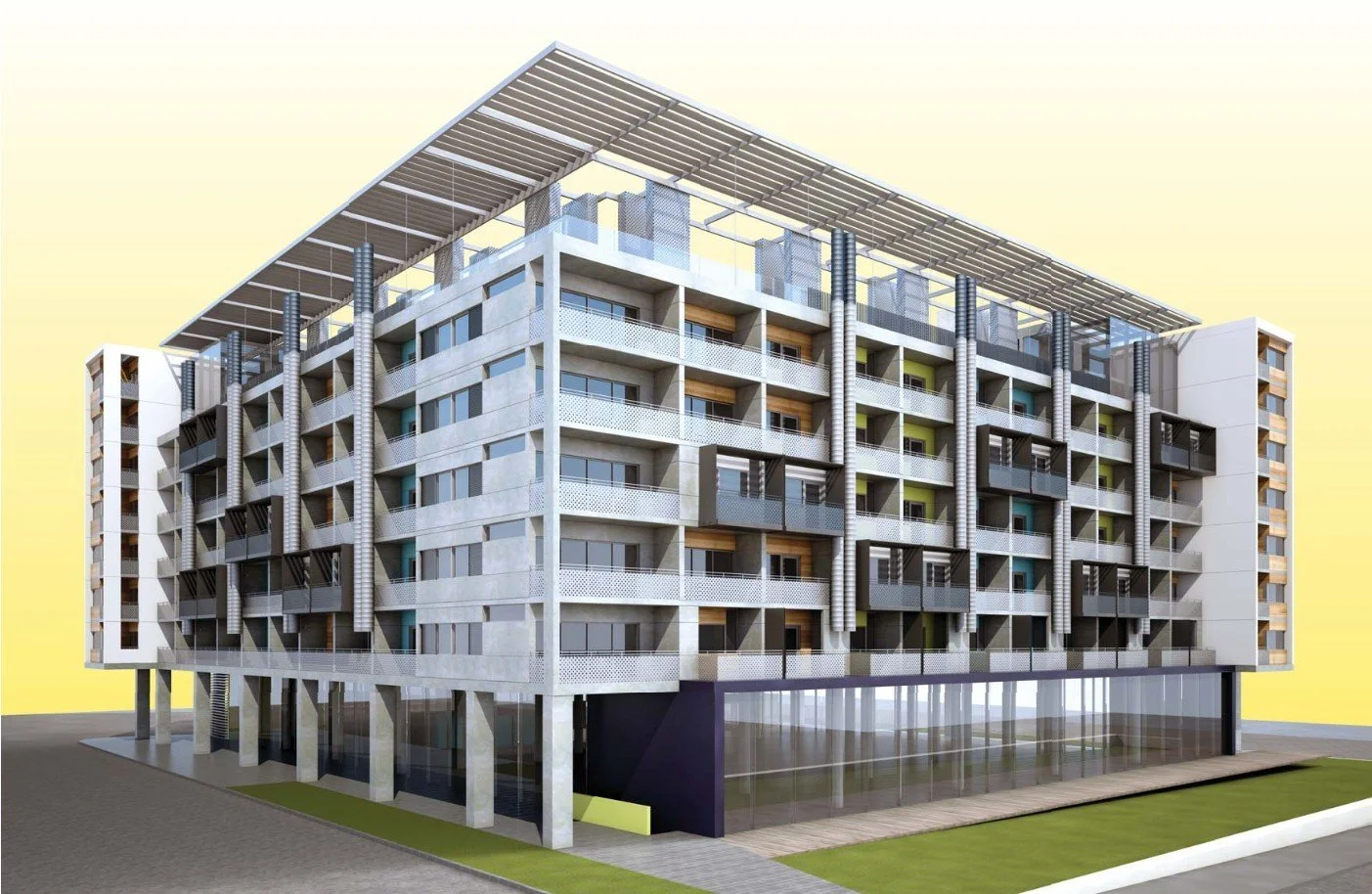 UNSW B8 Gate 2 Student Housing 2012 - AJC Architects