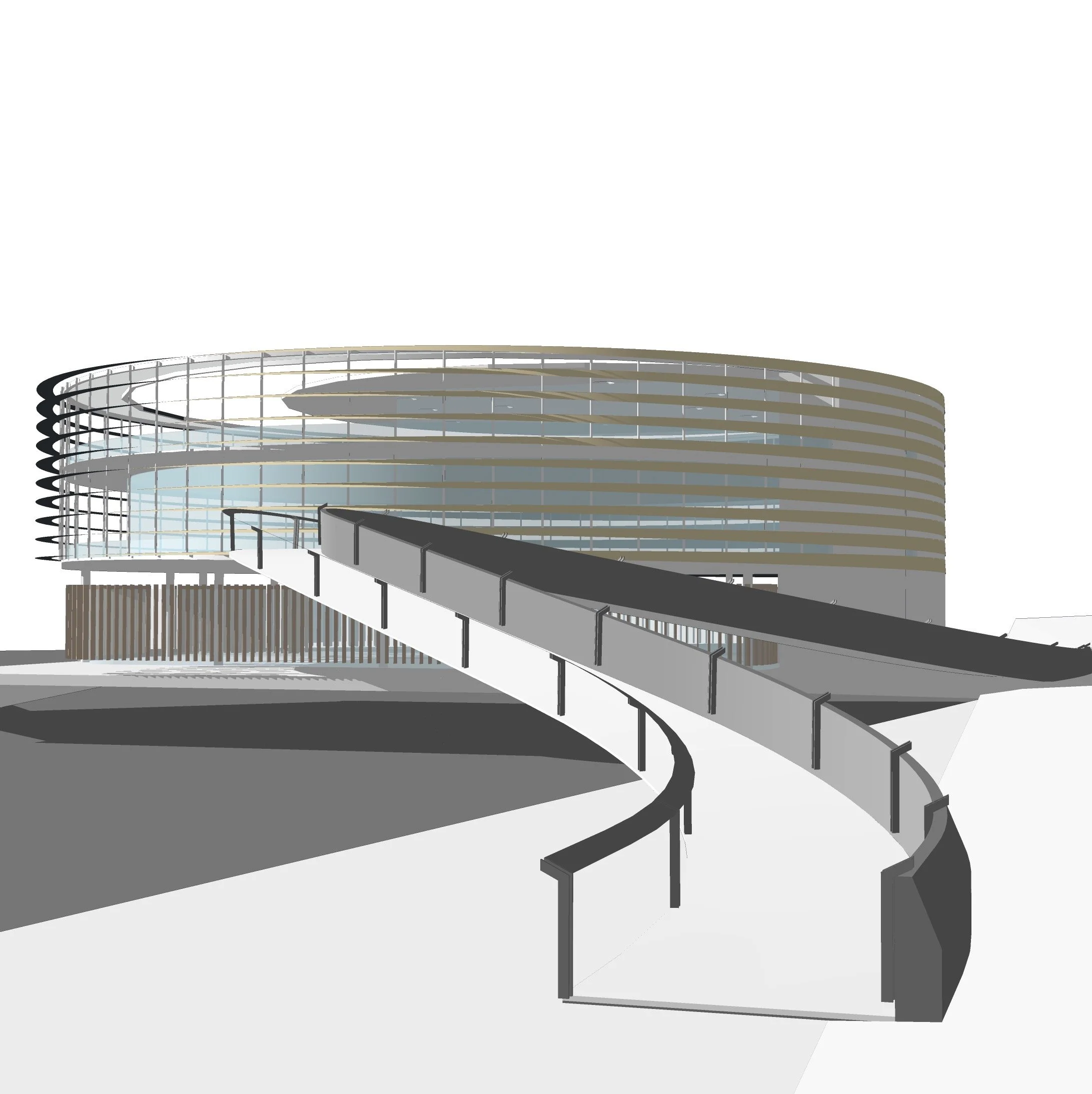 Wentworth Point UAP Competition AJC Architects 2016 I Rowing Club and Pedestrian Bridge