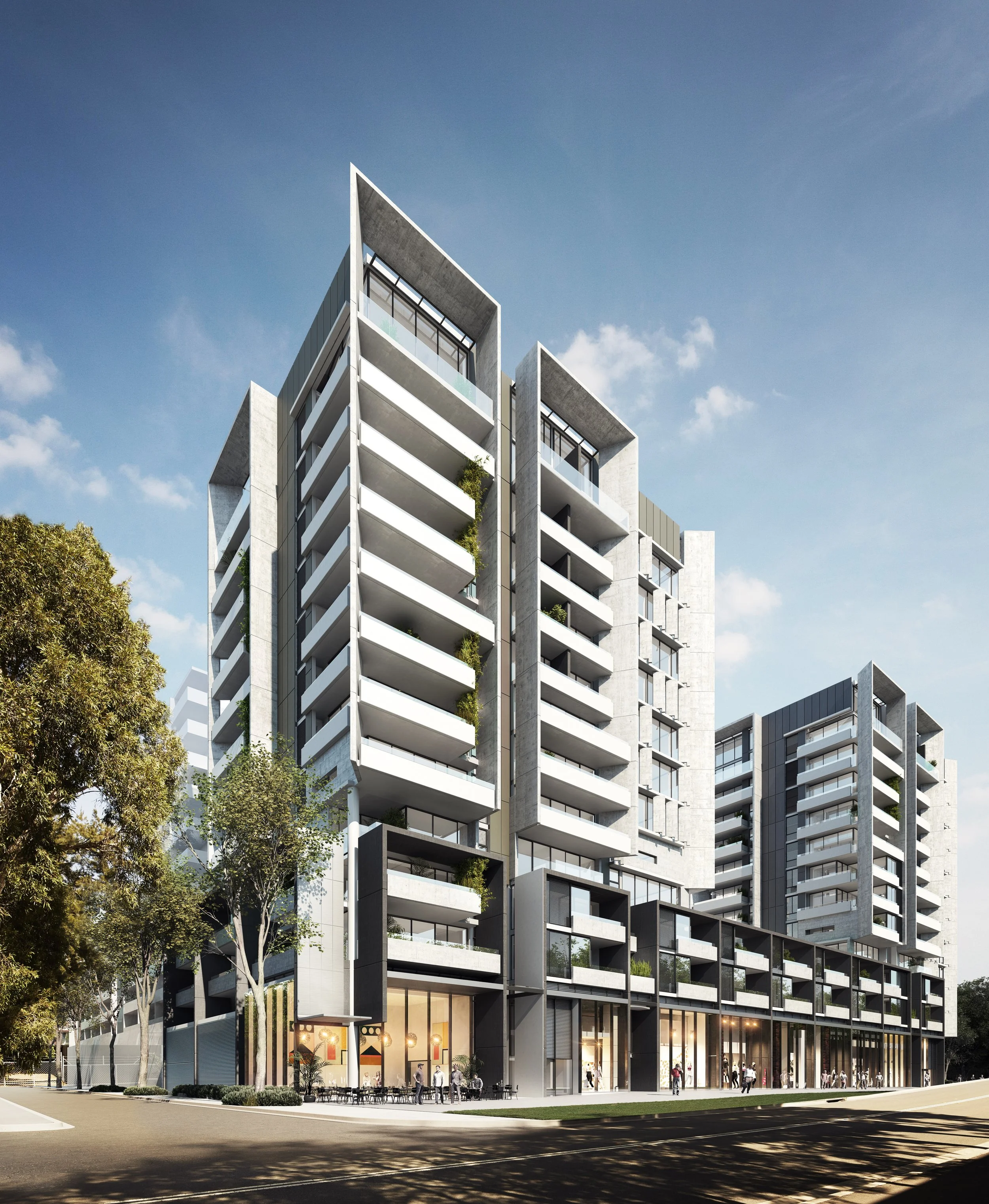 Bourke Street Mascot Shoptop Housing Development Application 2018 - AJC Architects