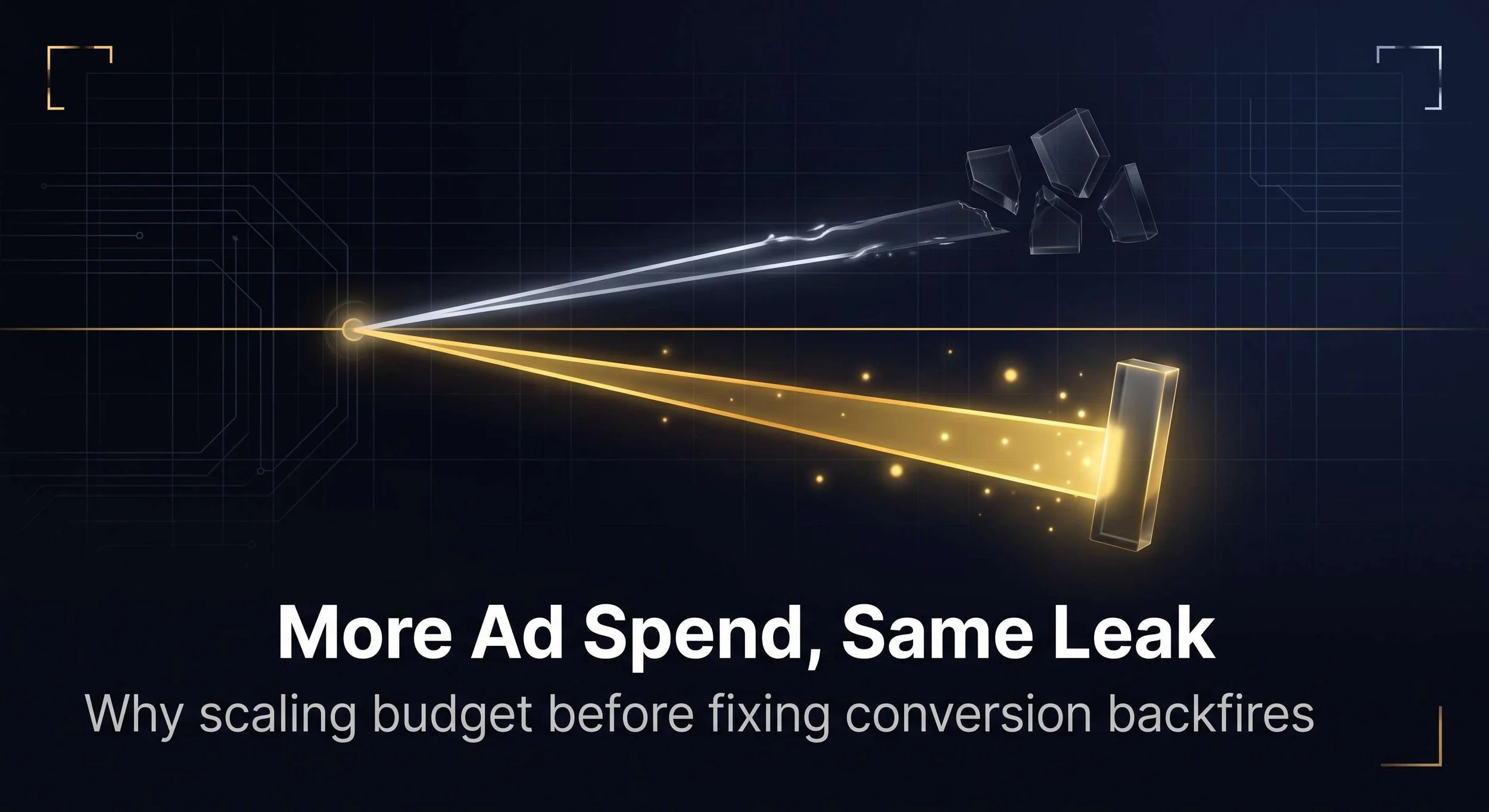 Why More Ad Spend Doesn't Mean More Conversions Without CRO First