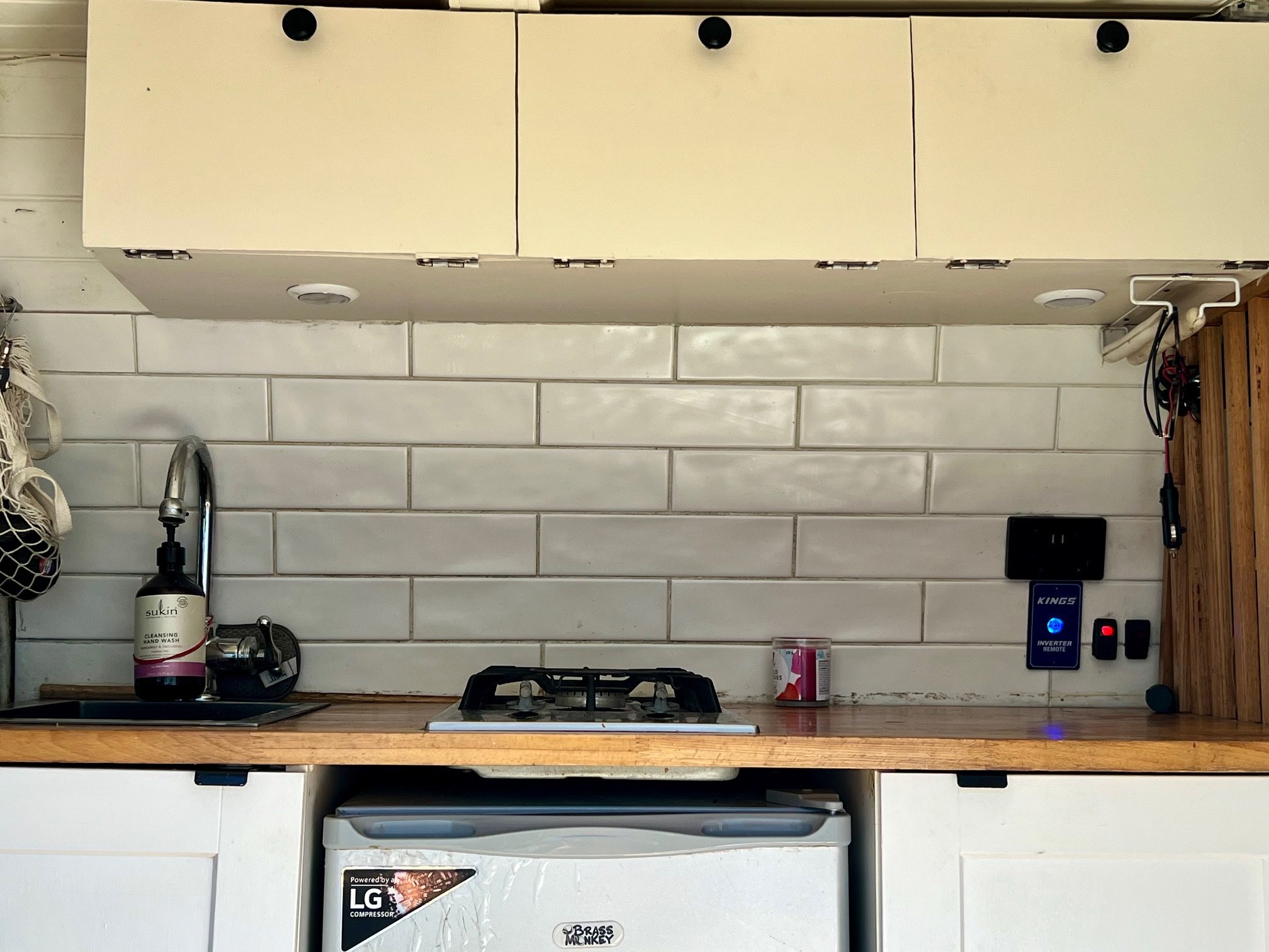 I loved our kitchen. I could cook up pretty much anything. We love our food.
