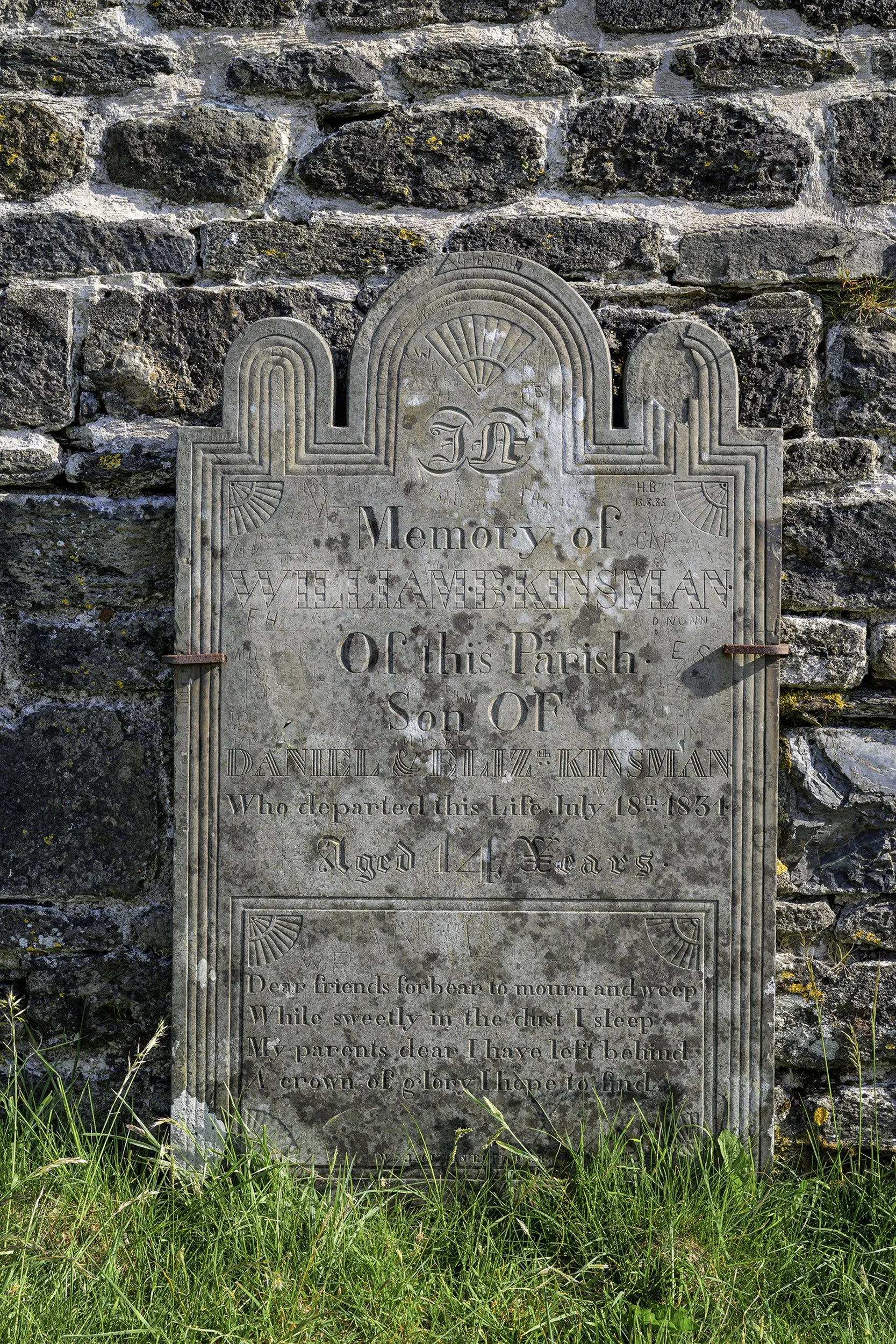 Gravestone;St Michaels church;Brentor;Devon