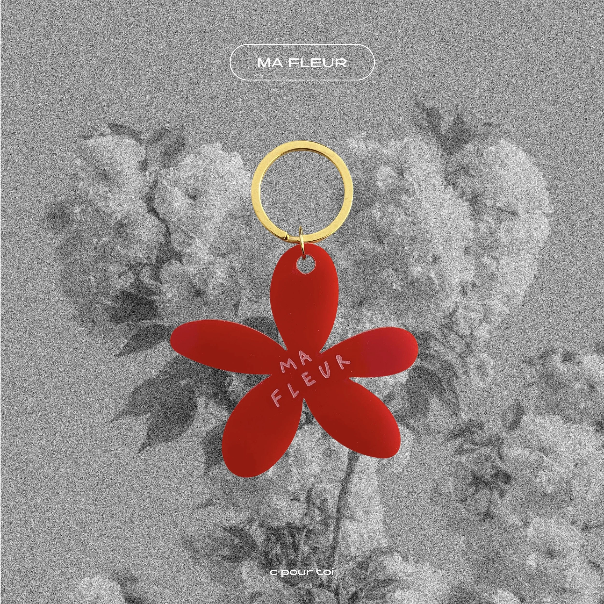 Porté-clé ・ Ma fleur
