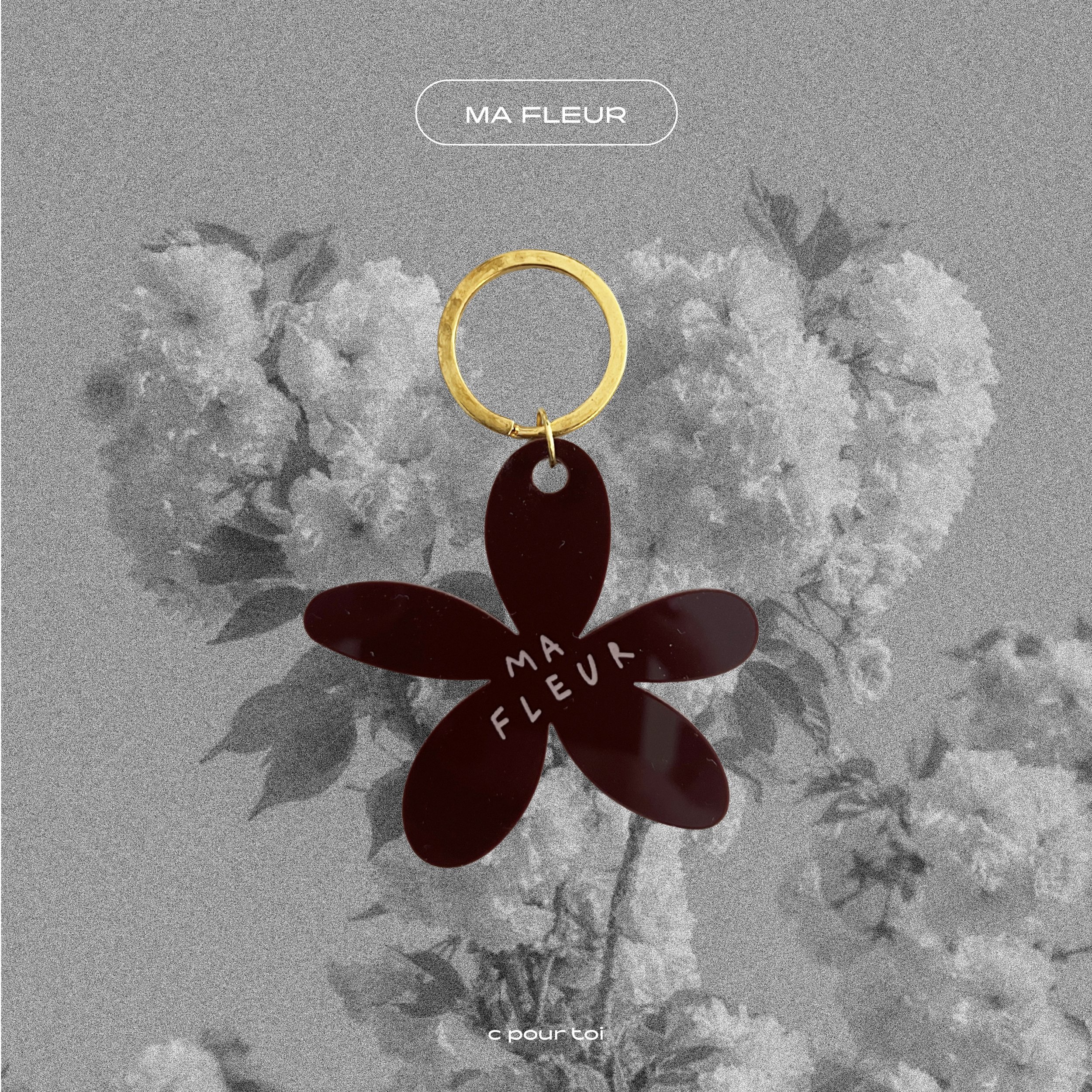 Porté-clé ・ Ma fleur