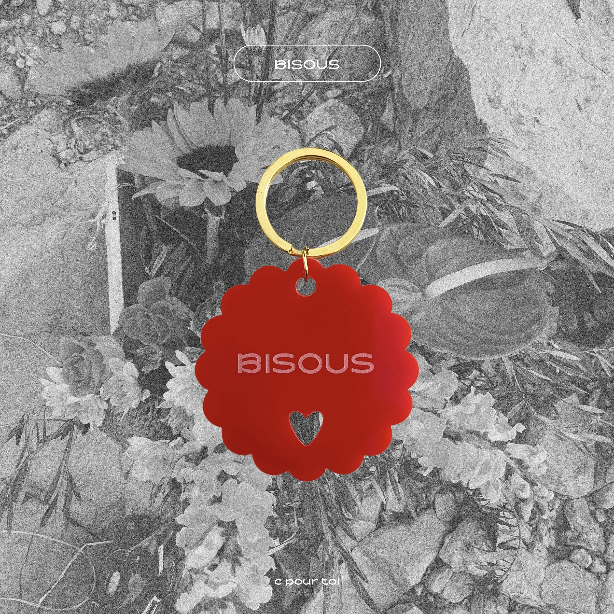 Porté-clé ・ Bisous