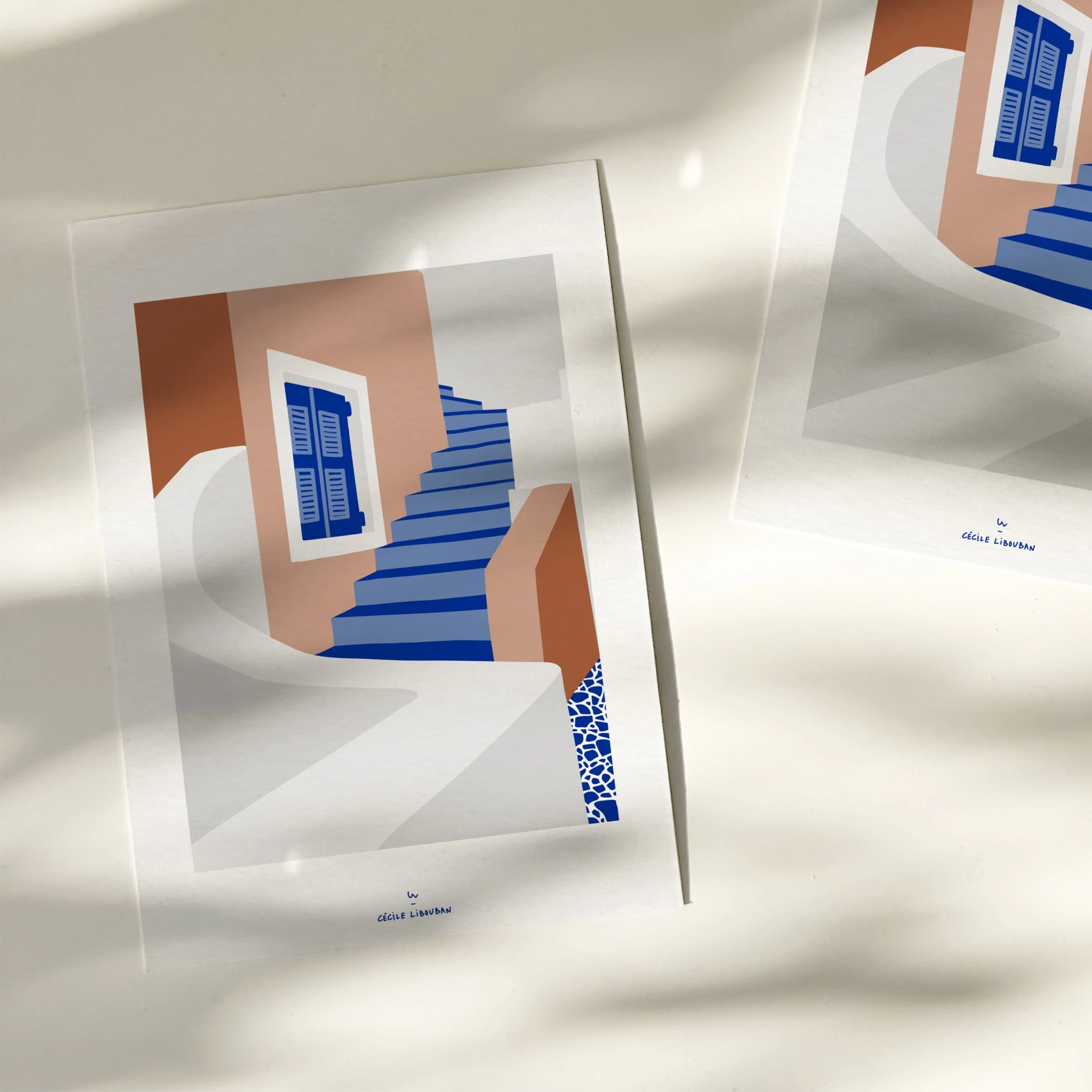 JOLIE VUE — Carte de vœux illustrée