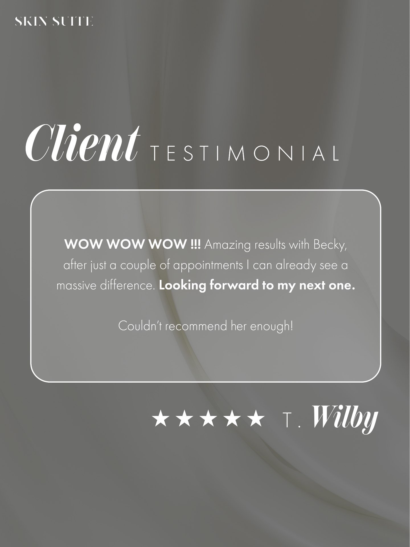 Nothing better than seeing results like this 👏

Real feedback. Real results.

At Skin Suite Aesthetics, the focus is always on creating visible, progressive changes &mdash; while keeping everything natural and tailored to you.

Becky&rsquo;s attenti