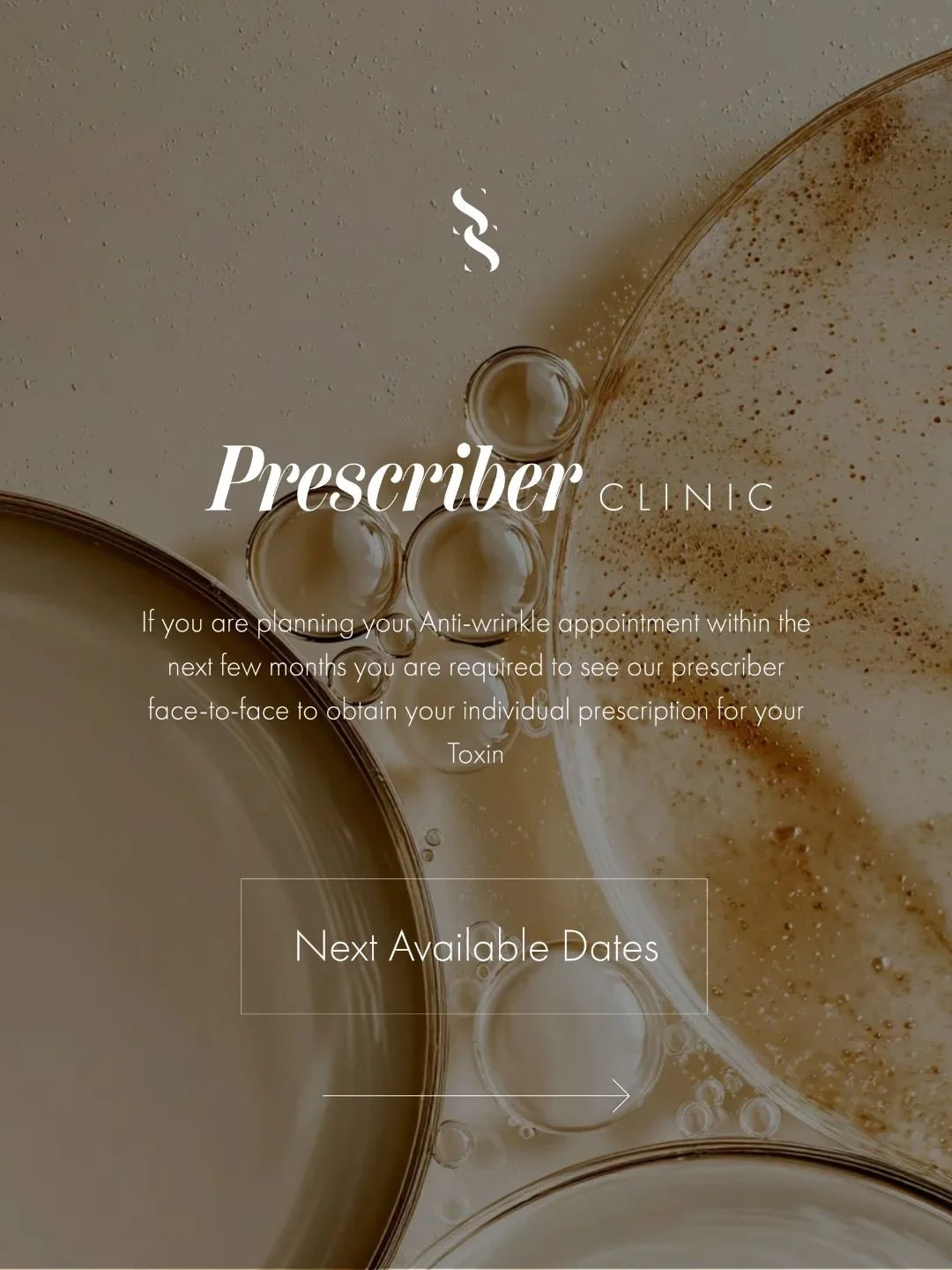 Our next prescriber clinic is available to book online&hellip;

Please ensure you book to see the prescriber face to face for any upcoming toxin appointments 

Saturday 16th May
9am-12.30pm
Skin Suite, Shepley

Thanks,
Team SS