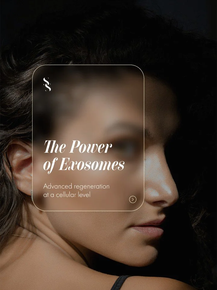 🧬 The Power of Exosomes

Regenerative aesthetics is evolving... and exosomes are leading the next generation of skin rejuvenation.

Rather than working only at surface level, exosomes support communication between cells, helping to stimulate repair,