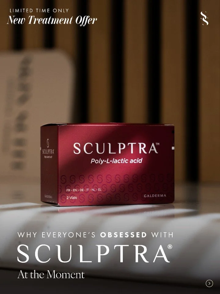 Sculptra &hearts;️ Collagen Regeneration From Within

✨ Introductory Offer:
1 vial &mdash; &pound;300 (thereafter &pound;350)
2 vials &mdash; &pound;550 (thereafter &pound;600)

Unlike traditional volumising treatments, Sculptra works gradually by st