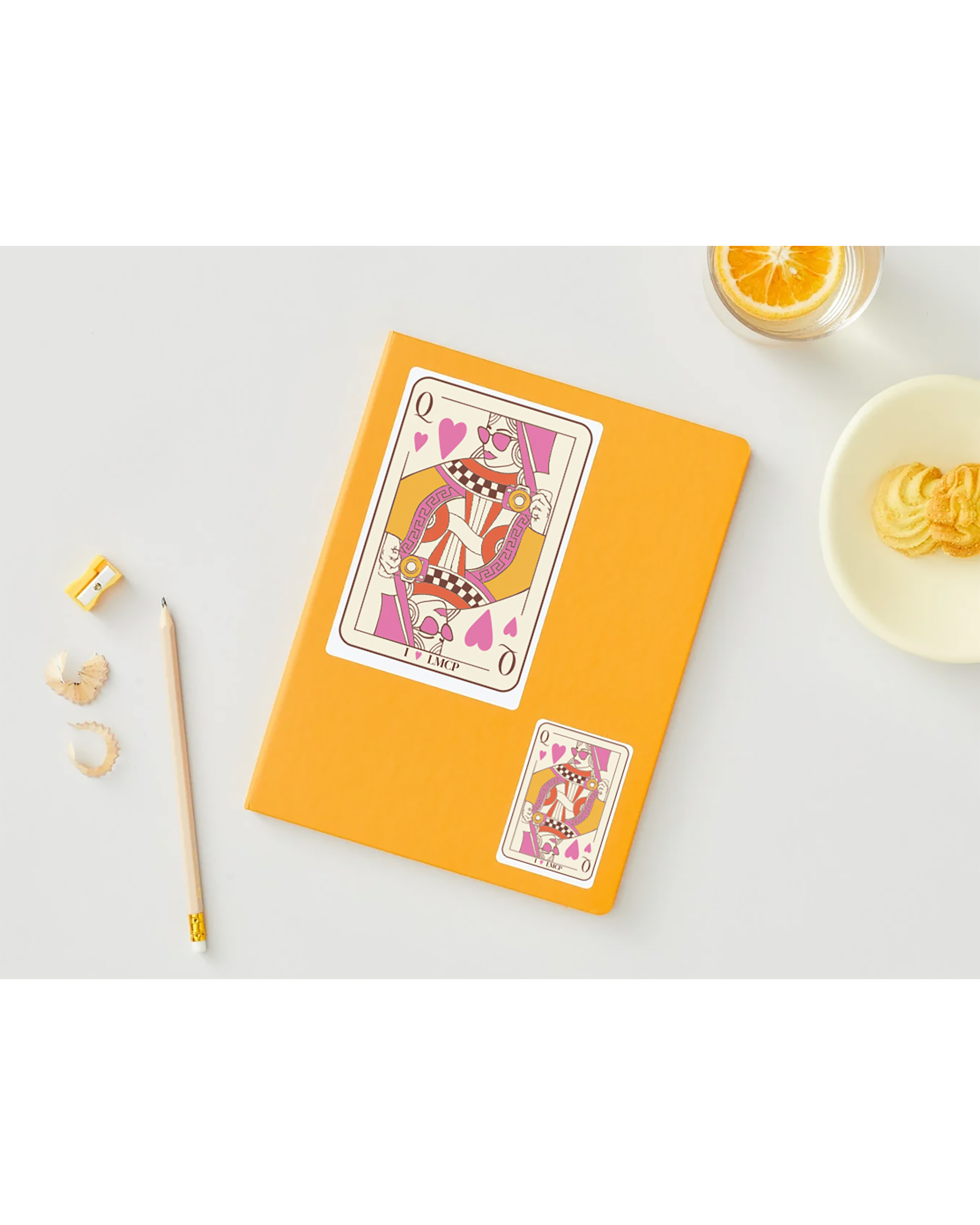 Queen of Cameras Sticker Template