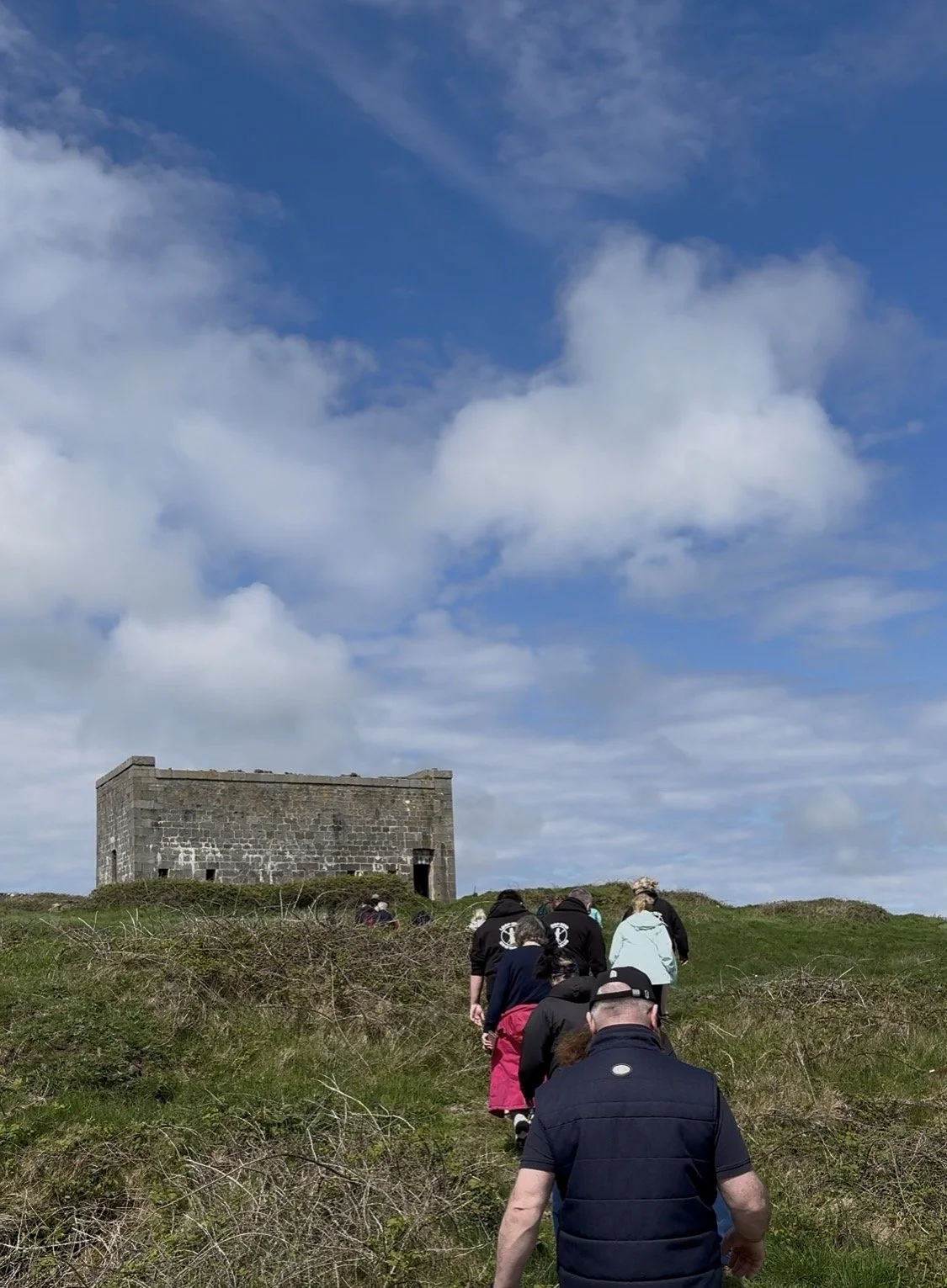Historic coastal battery near Carrigaholt Castle on the Loop Head peninsula in County Clare