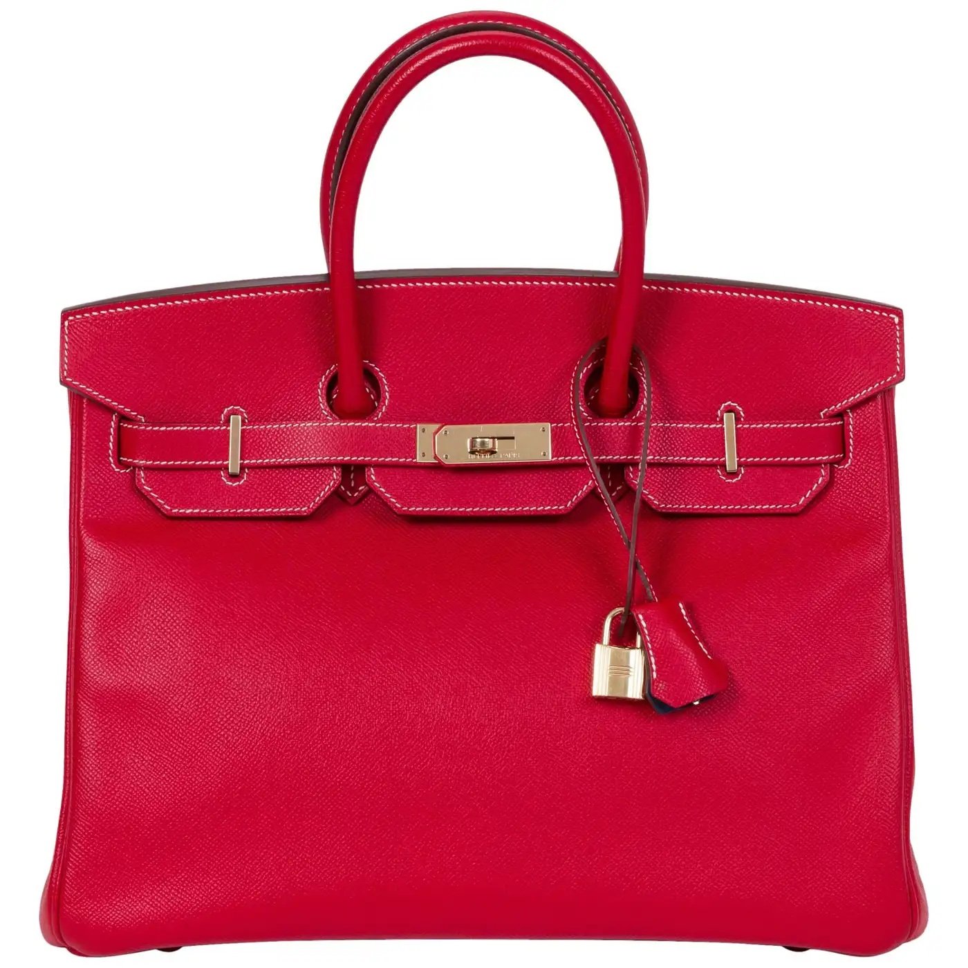 Hermès Birkin Epsom Leather 35cm Size and Red Candy