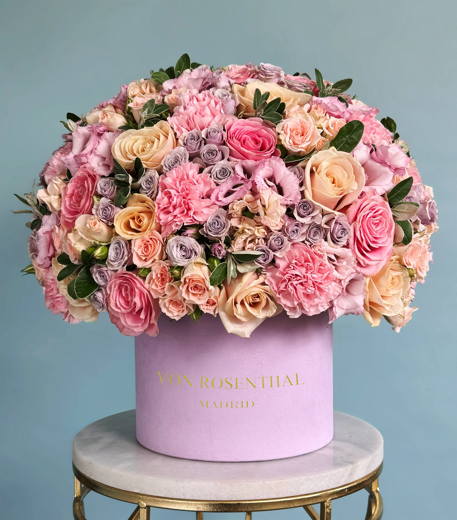 Pink Obsession Flower Box – A Symphony of Elegance - Exotic Flower Boxes