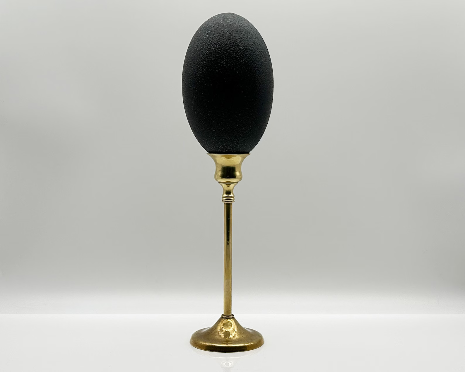 Emu Eggs on Golden Stand - Nature Collection