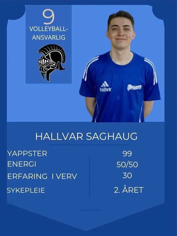🏐 Hallvar Saghaug, v&aring;r fantastiske volleyballansvarlig! Han sprer entusiasme med sin gode personlighet og inspirerer spillerne p&aring; trening til &aring; gj&oslash;re sitt beste.