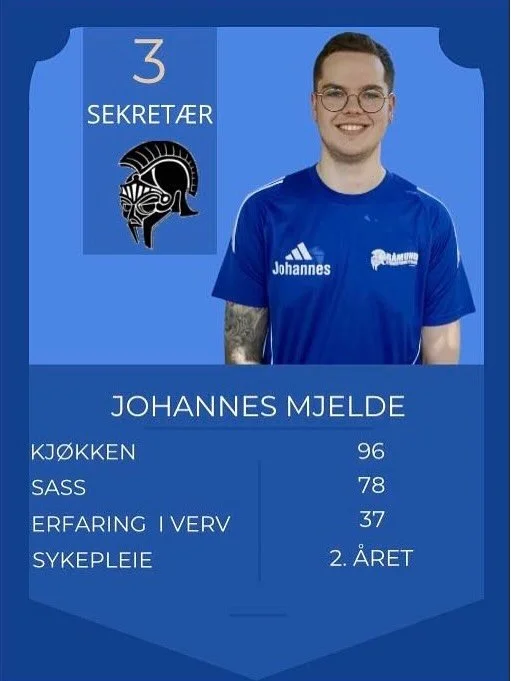 📑 Hils p&aring; Johannes Mjelde, v&aring;r nye sekret&aelig;r! Han har en imponerende evne til &aring; holde orden p&aring; dokumentene.