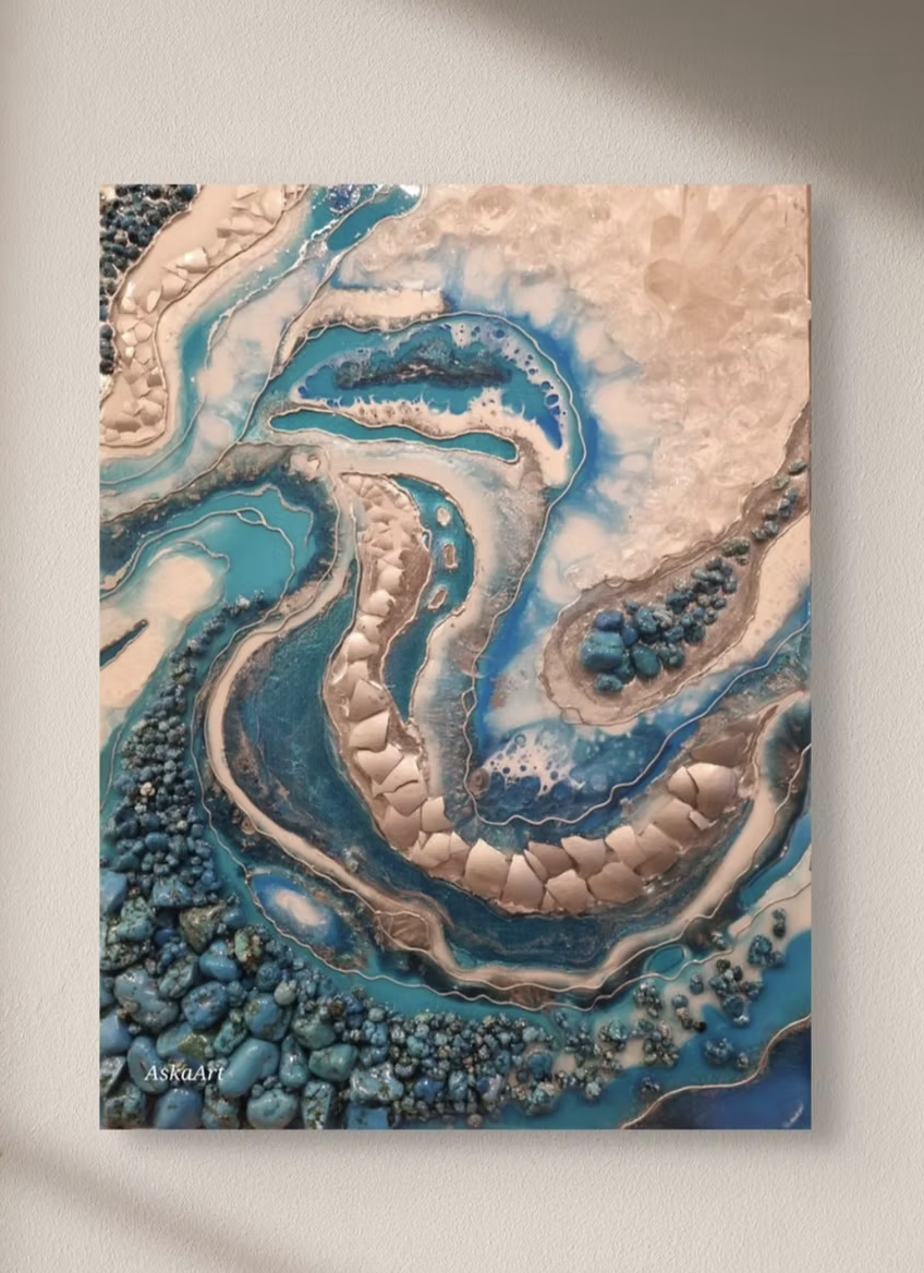 Have a go with Stones and Resin