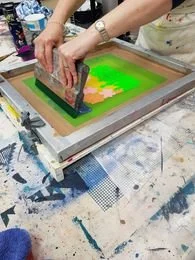 Have a go at Screenprinting a Card