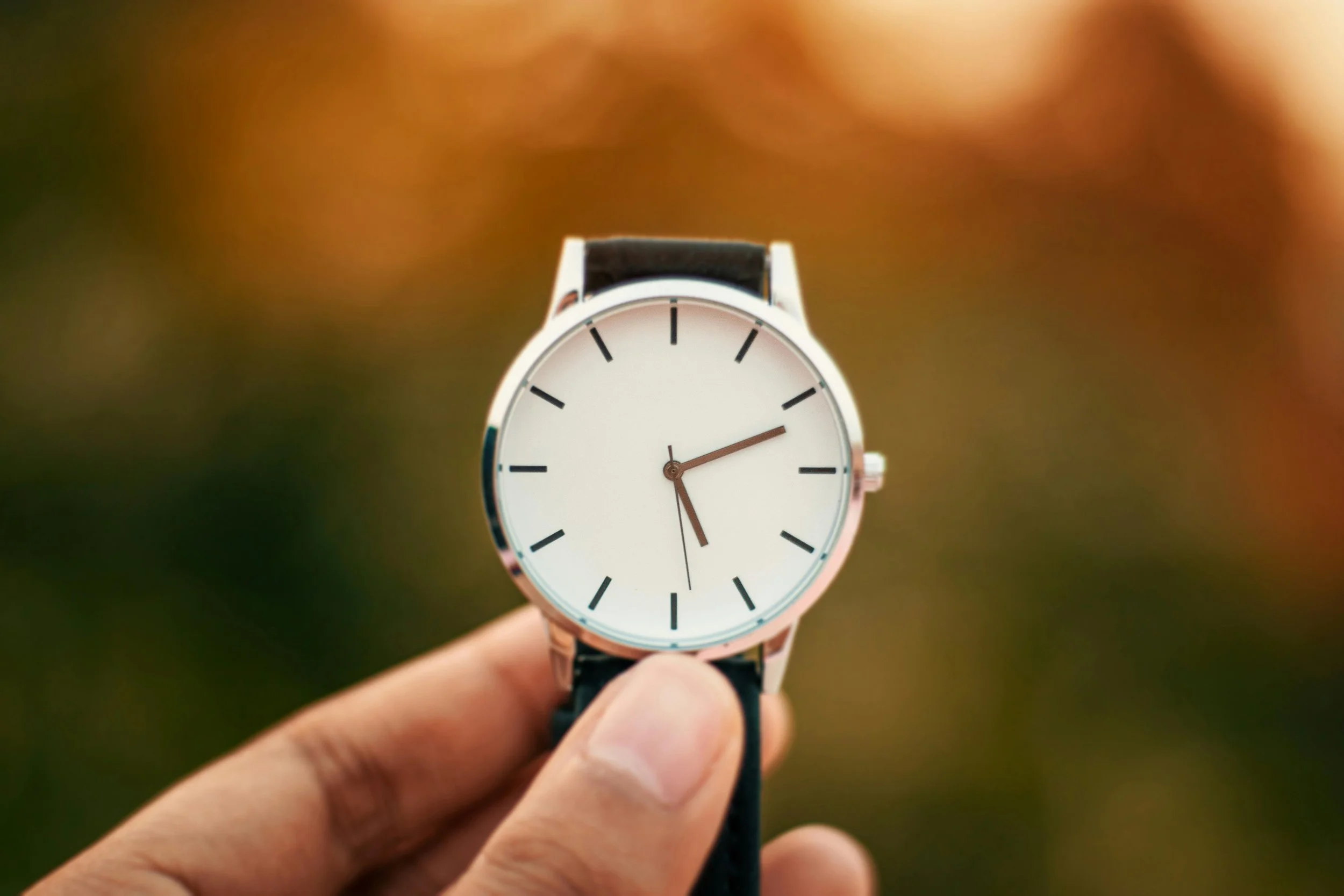 Reloj de mano que simboliza la gestión del tiempo