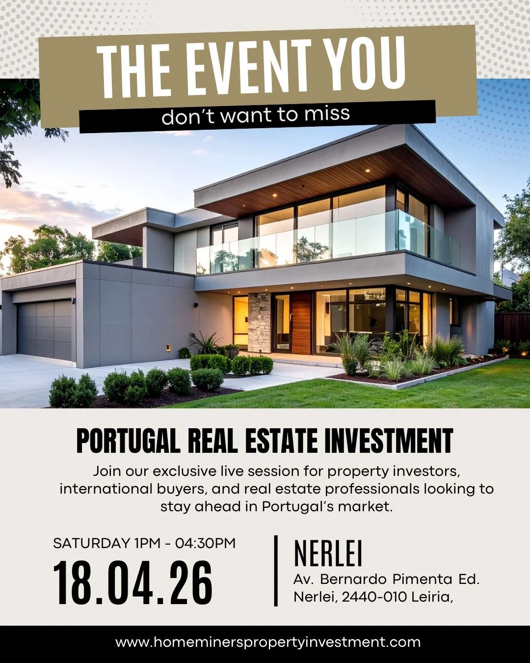 Investor meet up April 2026 - Leiria