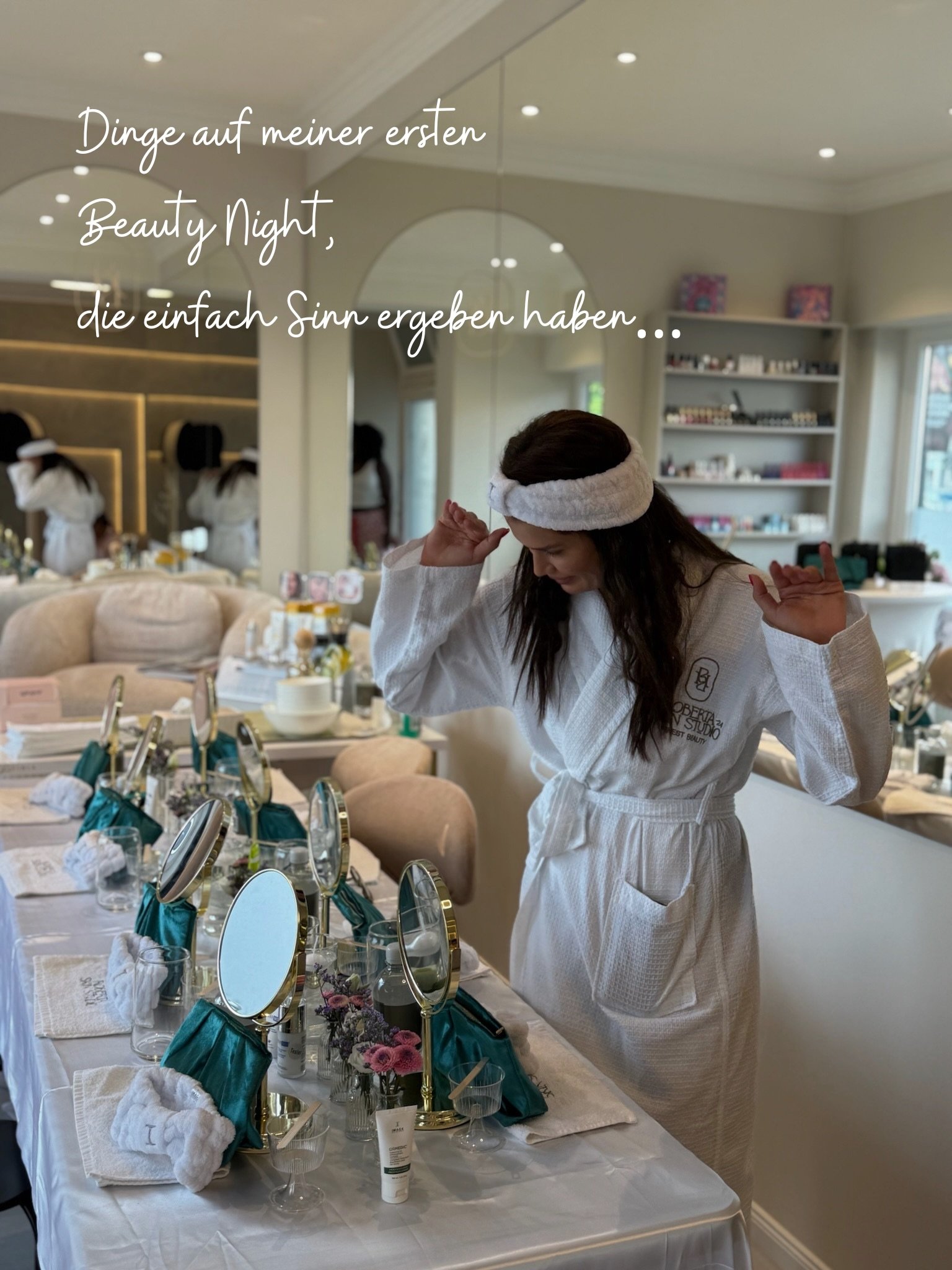 Ein magischer Abend auf
meiner ersten Beauty Night 🎀🪽🩰💌

Mit meinen M&auml;dels,
unseren Partnern @imageskincare.germany 
und jedem Detail in meine Branding und meiner Handschrift.

Der sch&ouml;nste Abend 💗
.
.
.
.
.
#beauty #academy #community