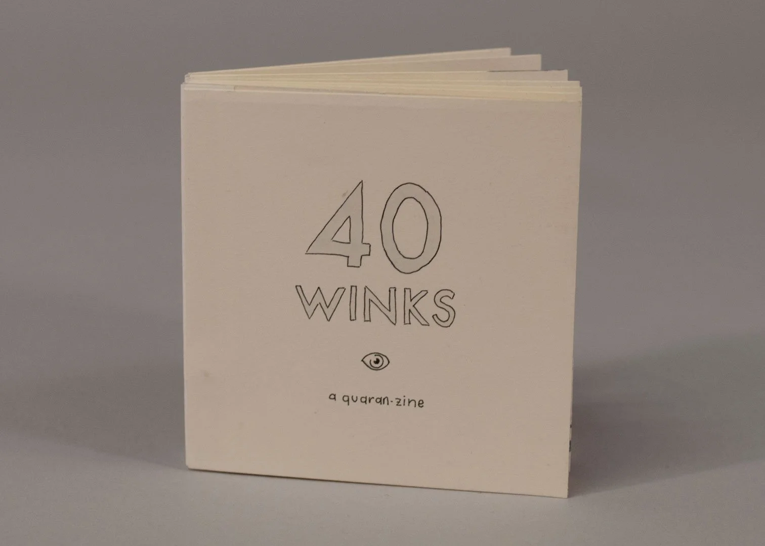 13 Daniella Napolitano, 40 Winks - A Quaran-zine, book, pen, markers, 3 x 3 inches, 2020, Courtesy of the artist.jpg