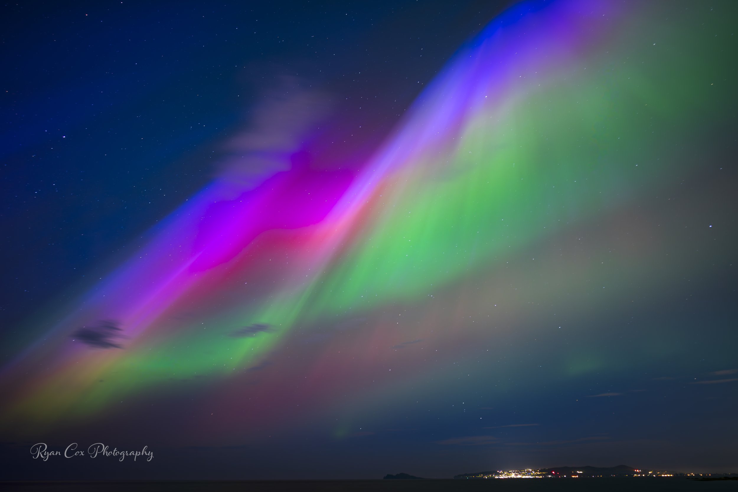 Aurora over Howrth, Co. Dublin