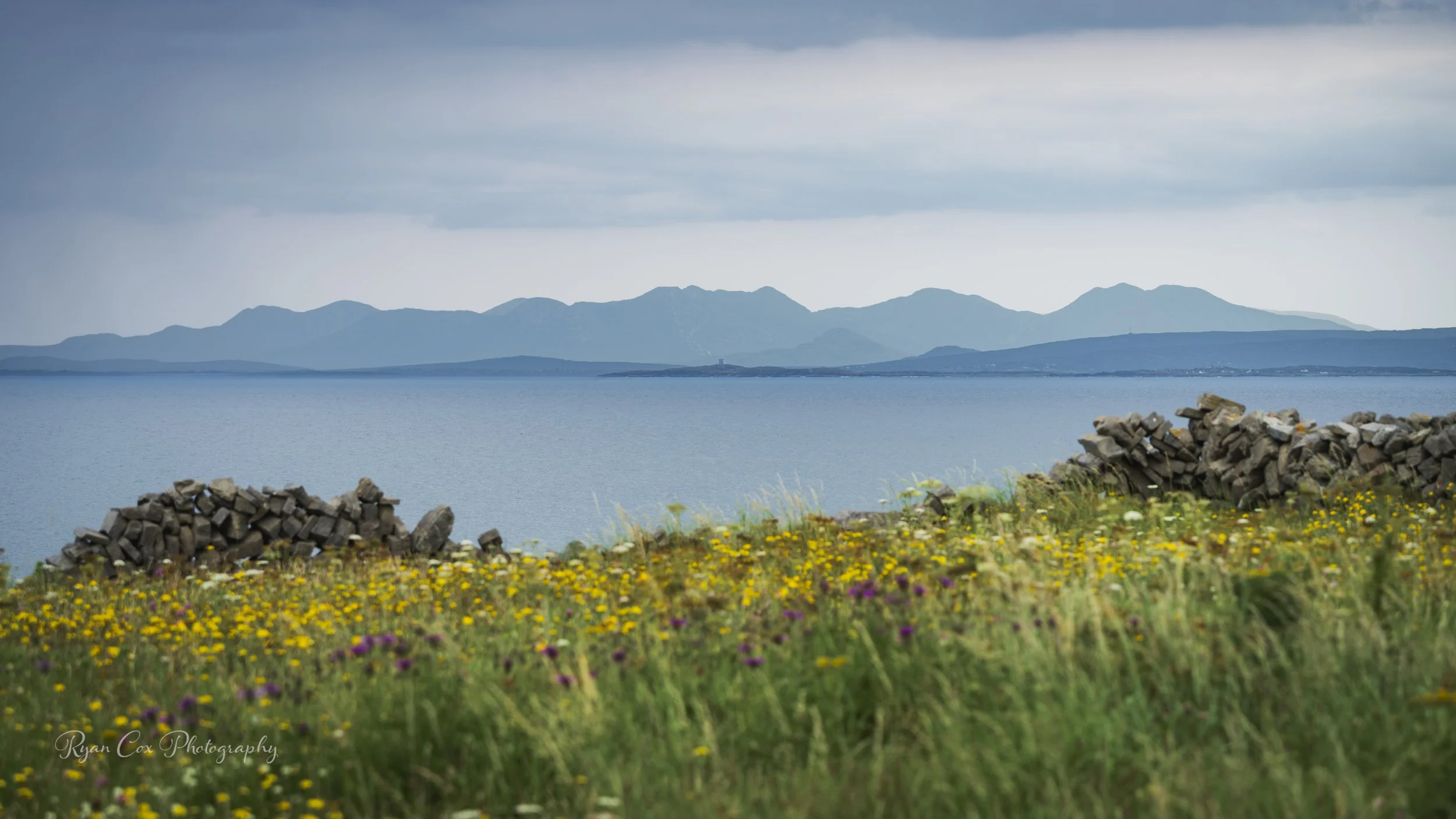 View of Galway from Inis Mor Co. Clare