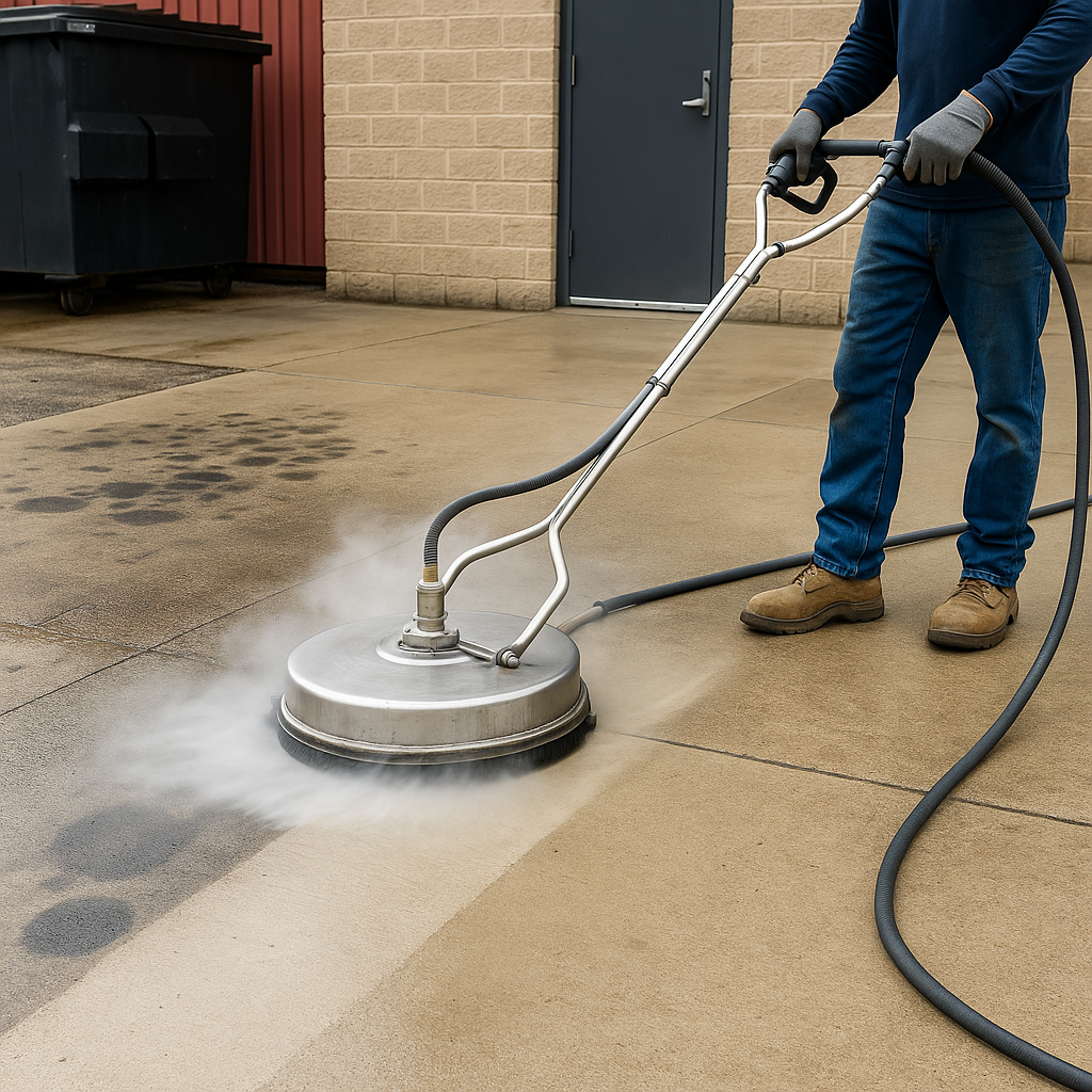 Commercial Driveway &amp; Concrete Cleaning in Hamilton, Burlington, Oakville, Mississauga &amp; Surrounding Areas