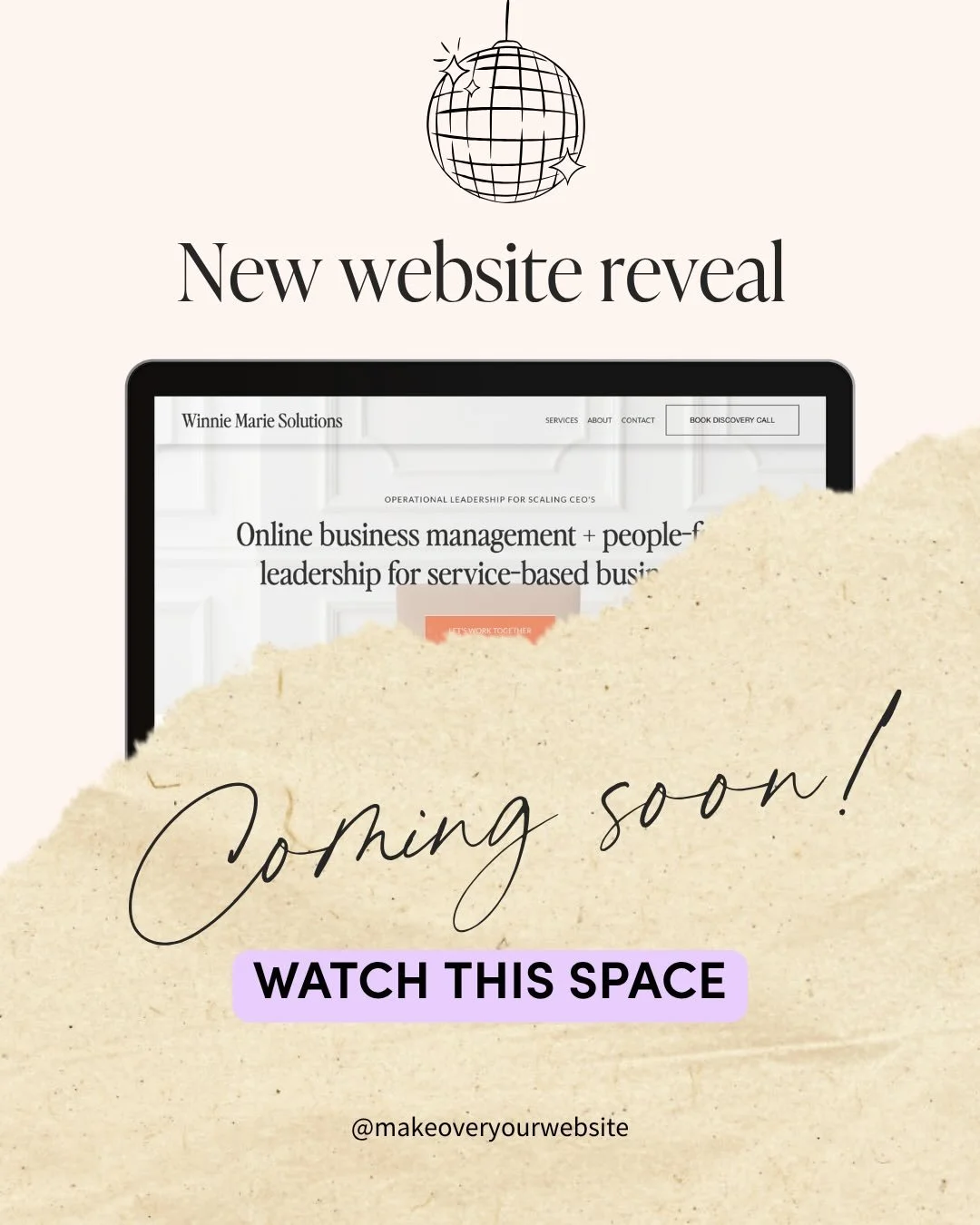 Getting super excited about @winniemariesolutions upcoming website launch!! 🤩🤩🤩

I&rsquo;m currently just putting the finishing touches on her fancy new lead magnet and then Natasha will be able to press PUBLISH - yay! 🙌🏻

Watch this space - the