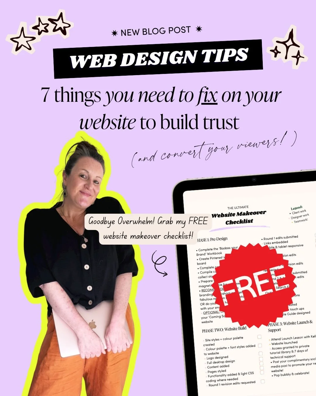 ❗️NEW BLOG POST ALERT❗️

If your website isn&rsquo;t building trust then you are losing $! 🤑

➡️ 7 things you need to fix on your website to build trust (&amp; convert your viewers into paying clients!) 

Click on my link in bio to read or go to mak