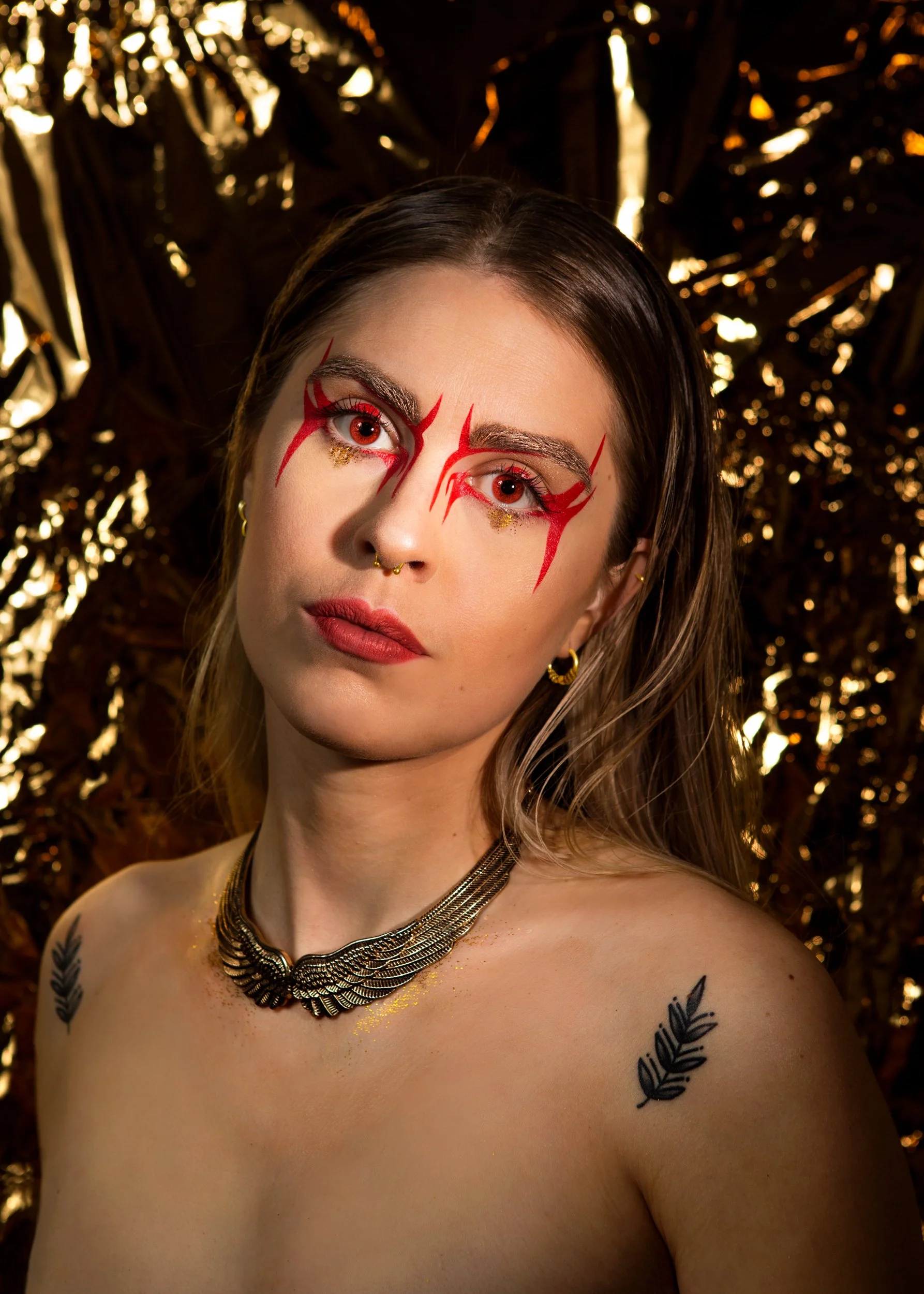 selfportrait AC Lans gold