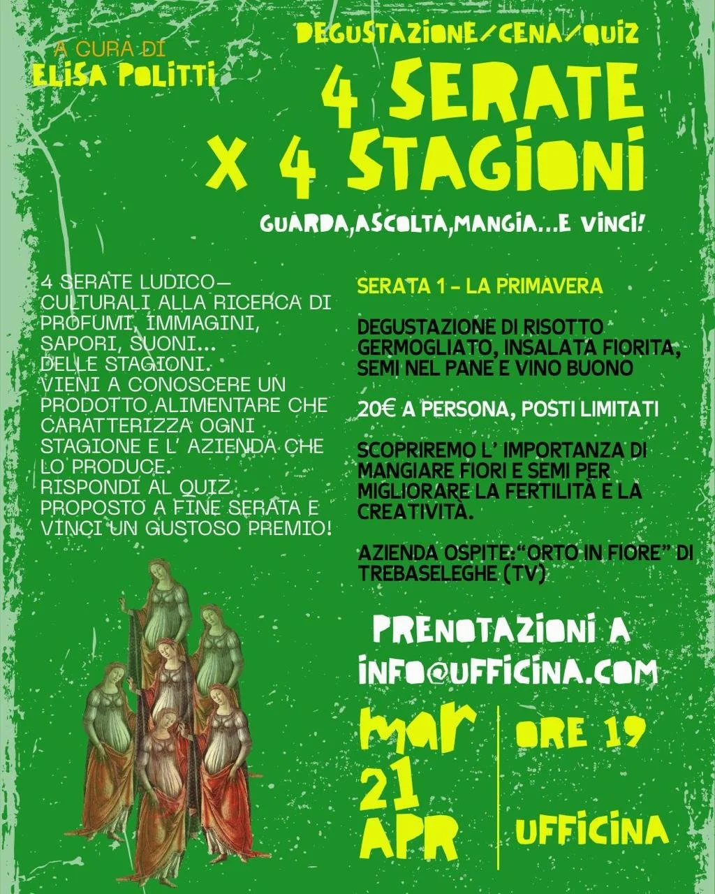 4 serate per 4 stagioni:1 la primavera