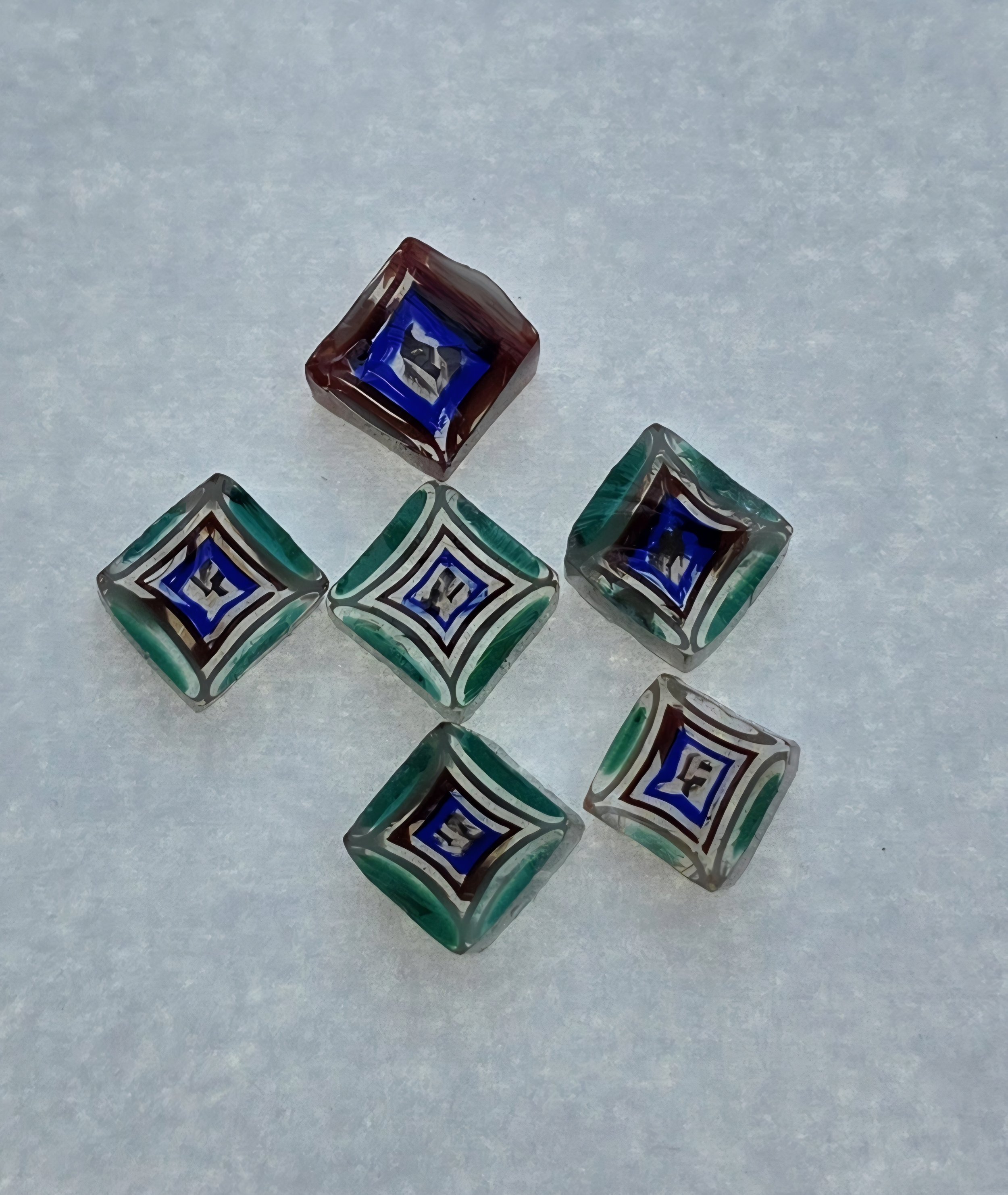 Square Pattern Murrini Slices – COE 96