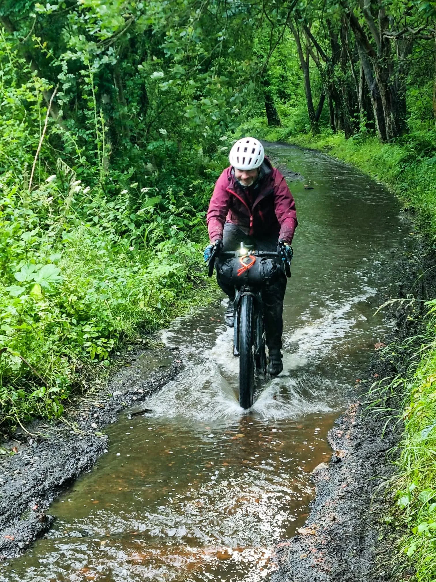 Smokestone owner Michael Page bikepacking the Cotswolds on Mr Harry