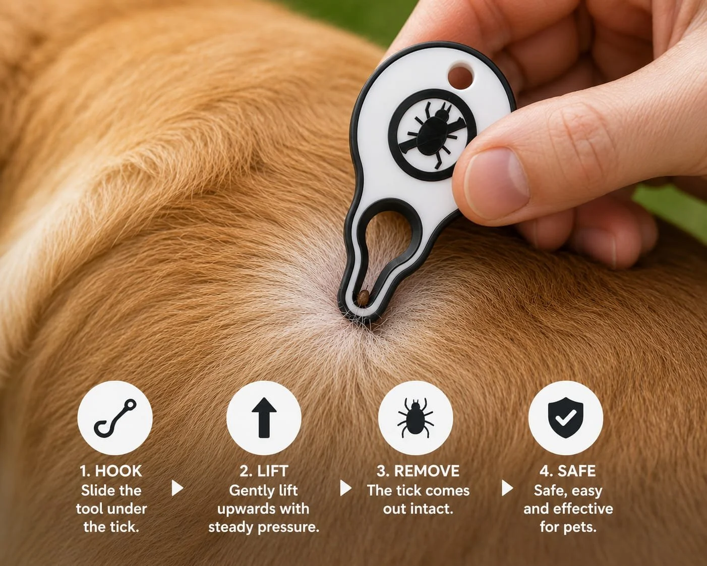 Tick Removal Tool Keyring – Compact Tick Remover for Pets & Outdoor Adventures