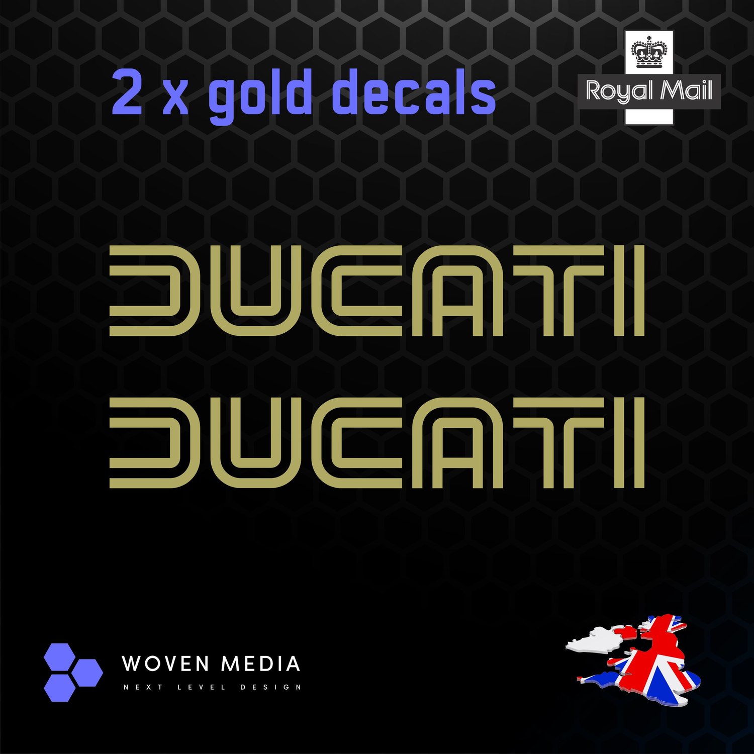 Wyndham Format Decals Example Motorbike Decals, Stickers & Graphics UK — Woven Media