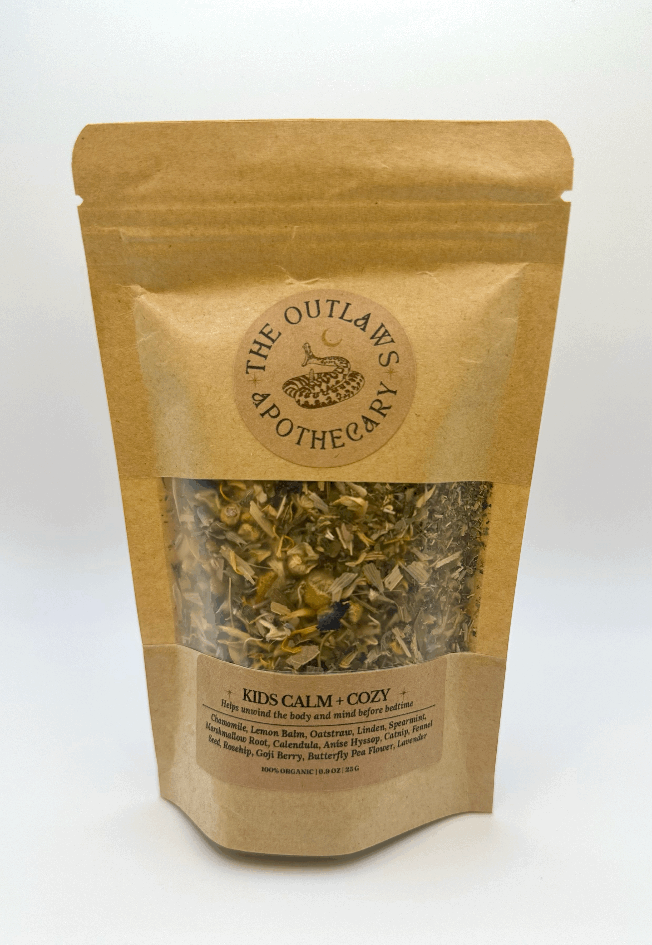 Kids Calm + Cozy – Gentle Nervine Support, Soothing Herbs & Sweet Sleep Comfort