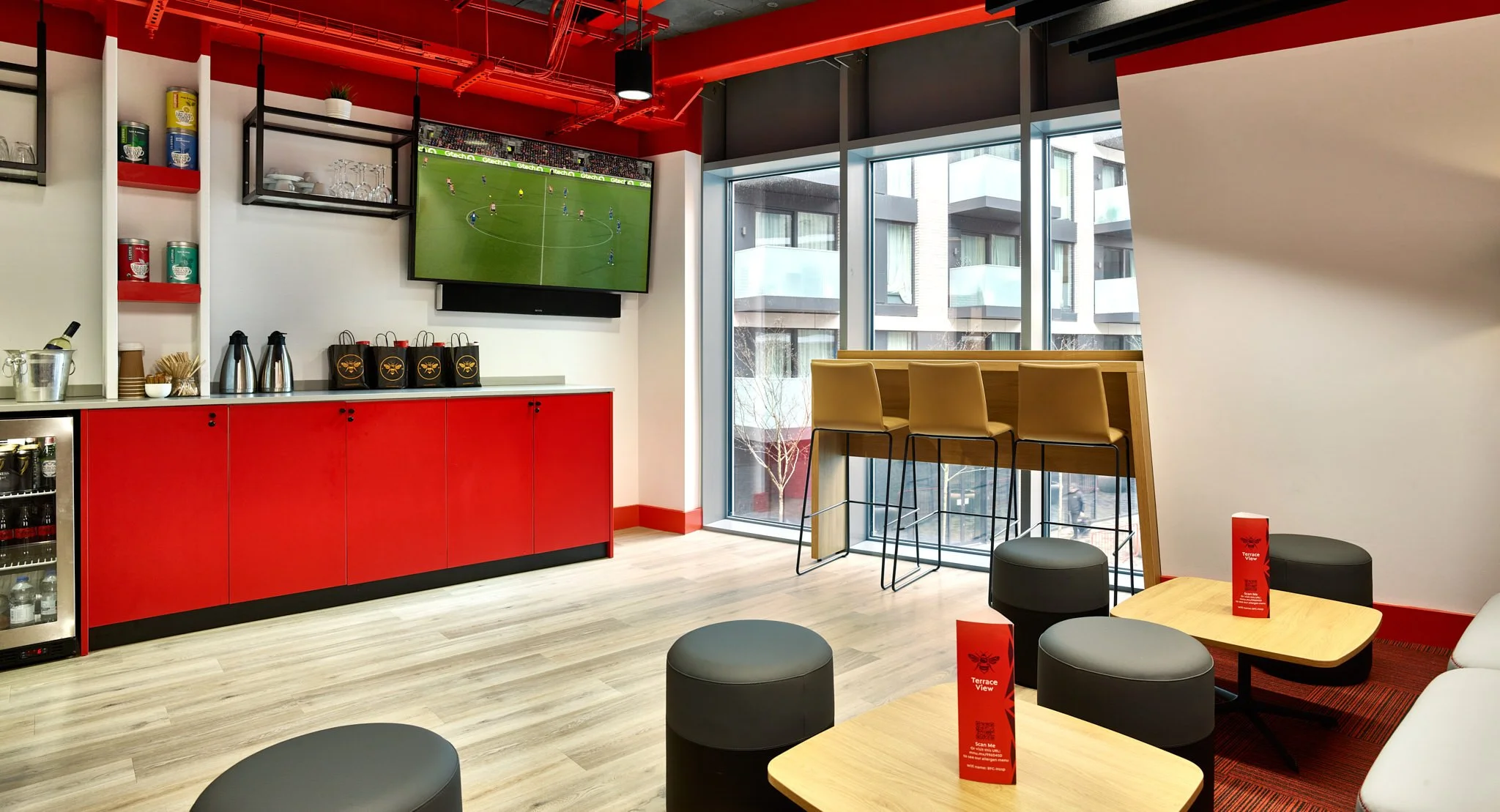 Private Suite at Brentford FC Gtech Community Stadium, photography by Premier Stadium Images