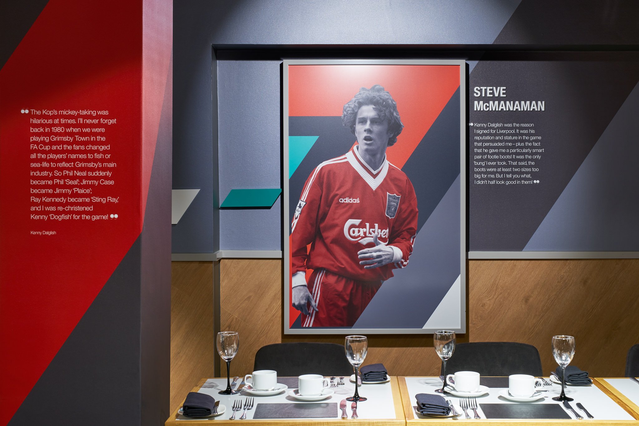 Sevens Bar at Liverpool FC Stadium Anfield, photography by Premier Stadium Images