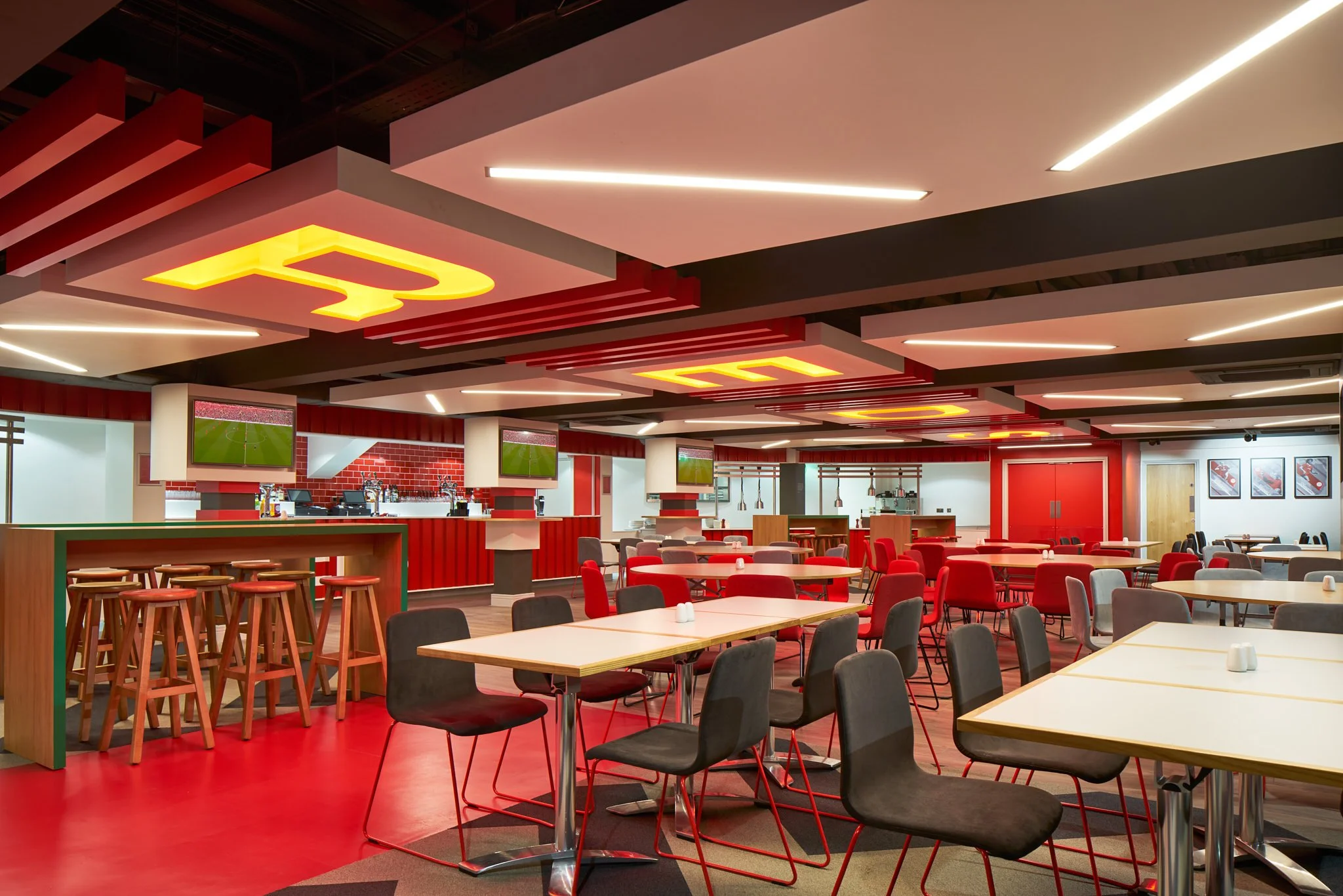 Reds Bar at Liverpool FC Stadium Anfield, photography by Premier Stadium Images
