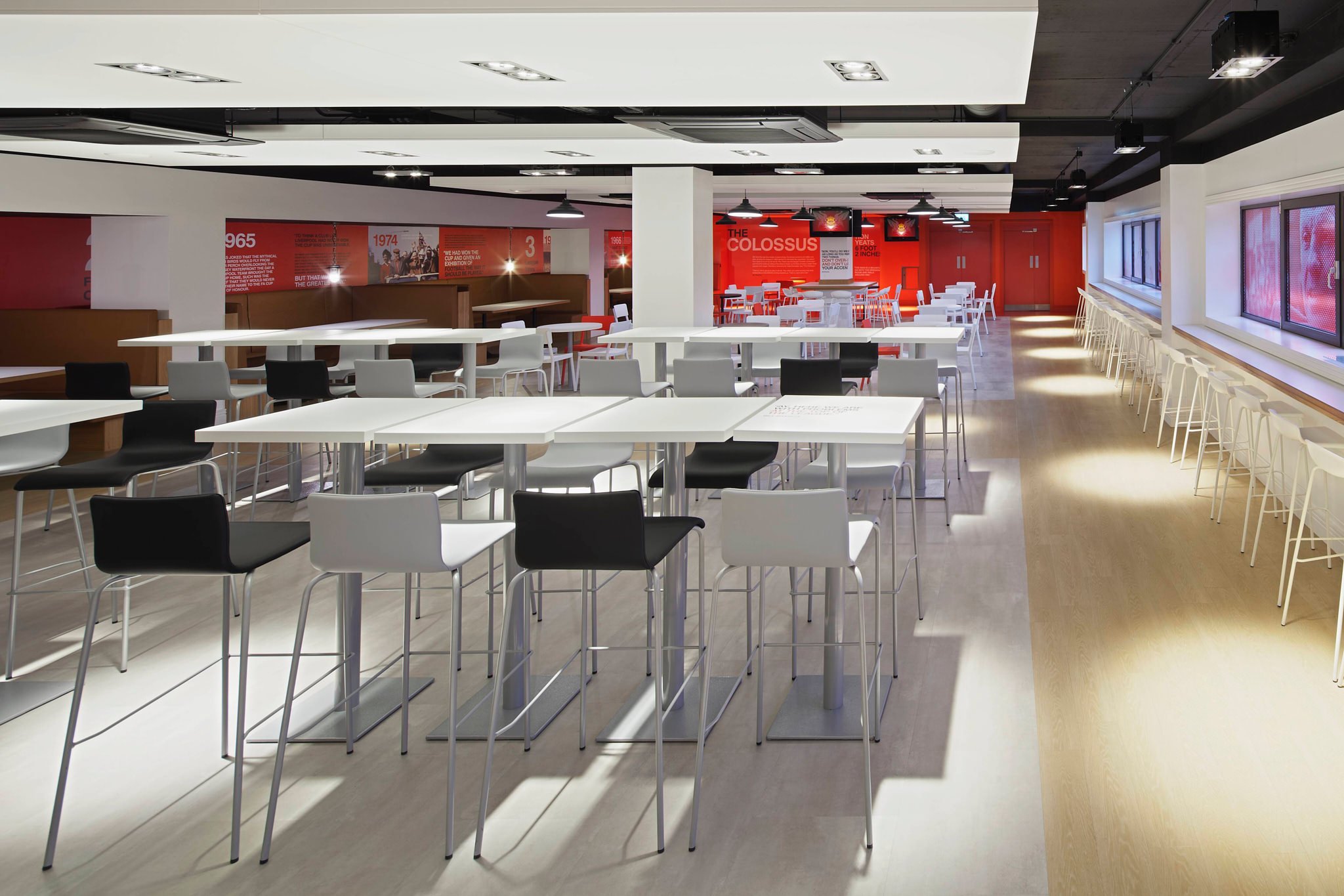Reds Bar at Liverpool FC Stadium Anfield, photography by Premier Stadium Images