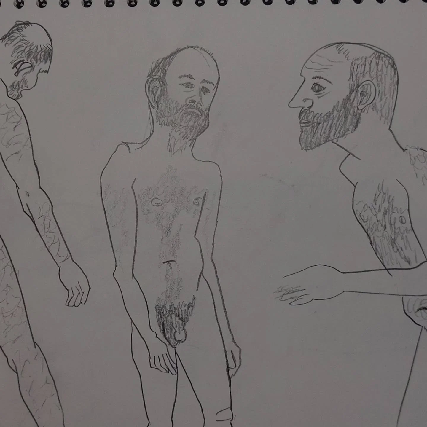 Life class had barely begun before I had to rush off to pay this week's ADHD tax. Anyone else had to pay a doozie this week? I did manage a couple of playful sketches of Eden doing tonight's zombie theme justice though.
#lifedrawing #zombies #art #a
