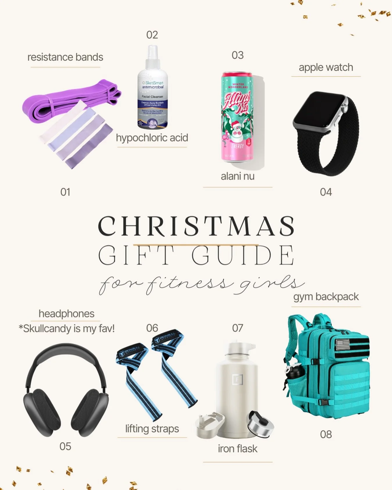 Need a last minute gift idea? 😉 

Check out my Amazon link in bio for some of my favorites shown above! ✨

#gymgirl #girlswholift #fitnessmotivation #gymtrend #christianwomen