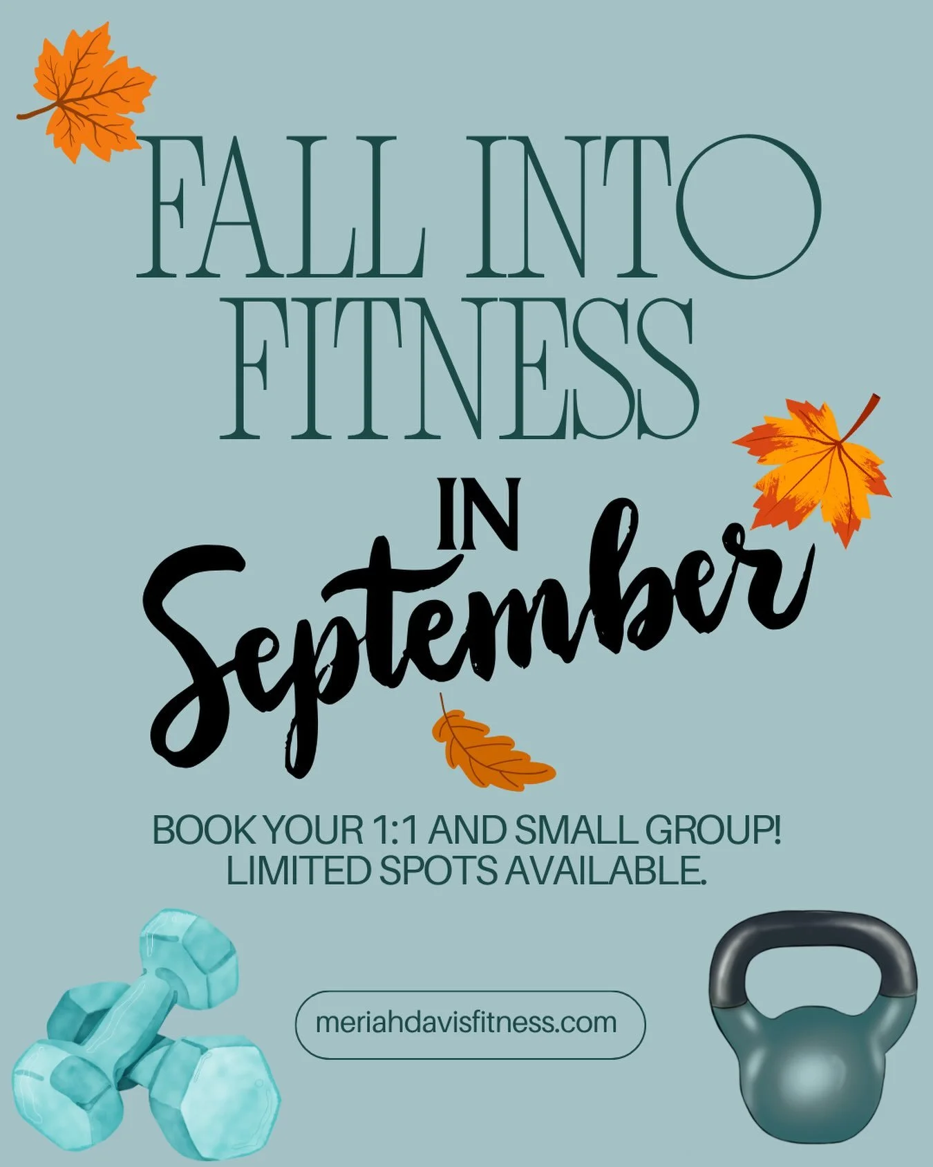 Located just five minutes south of Salisbury University, MDFit specializes in women's and senior's fitness! I am dedicated to helping all of you get stronger and feel great reaching your goals😊

Early morning times available Tuesdays and Thursdays.

