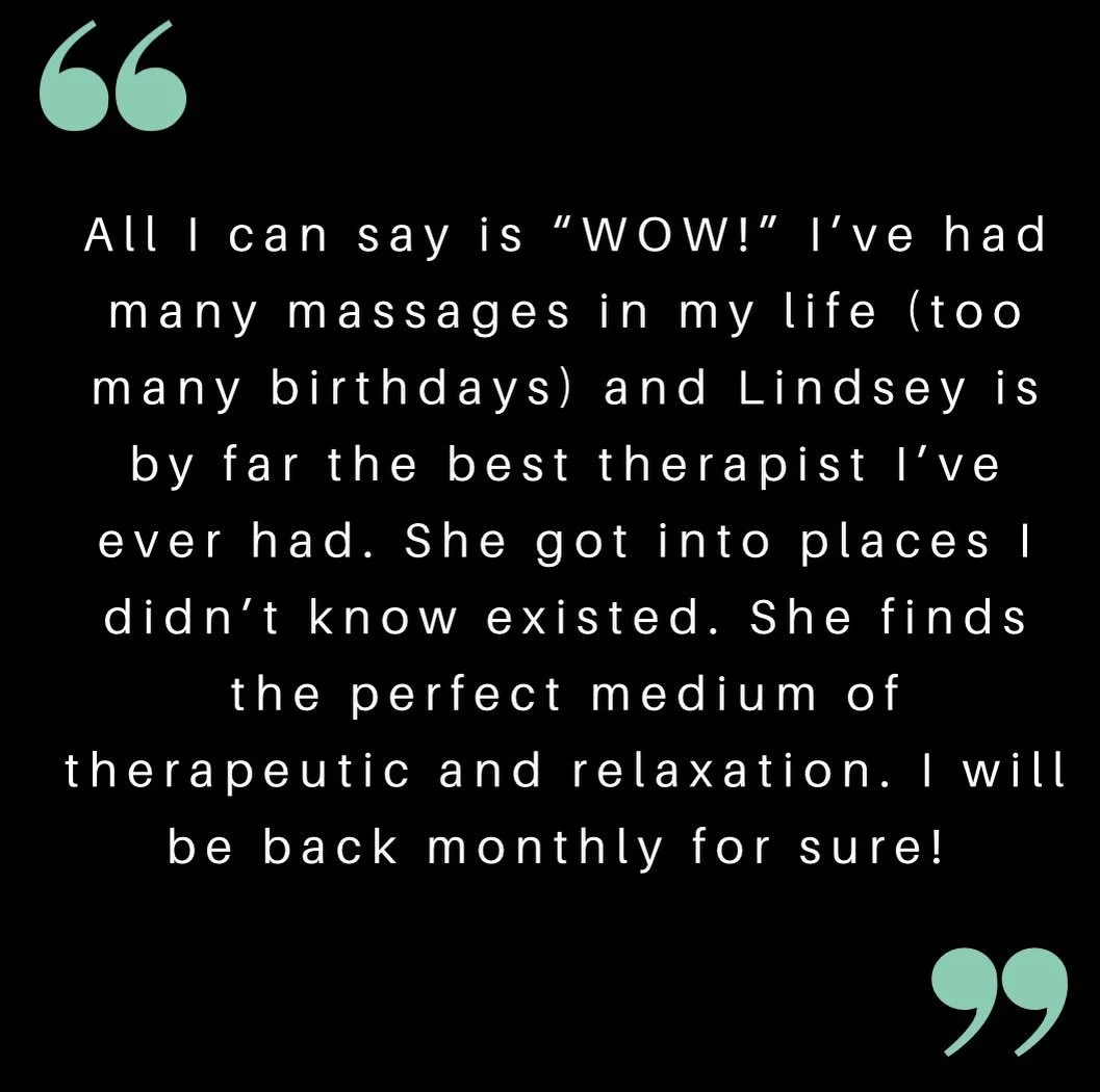 If you haven&rsquo;t had a massage by Lindsey, what are you waiting for? First session is always discounted 👊🏼

Deep tissue, lymphatic, buccal, she can do it all! 

DM to book!